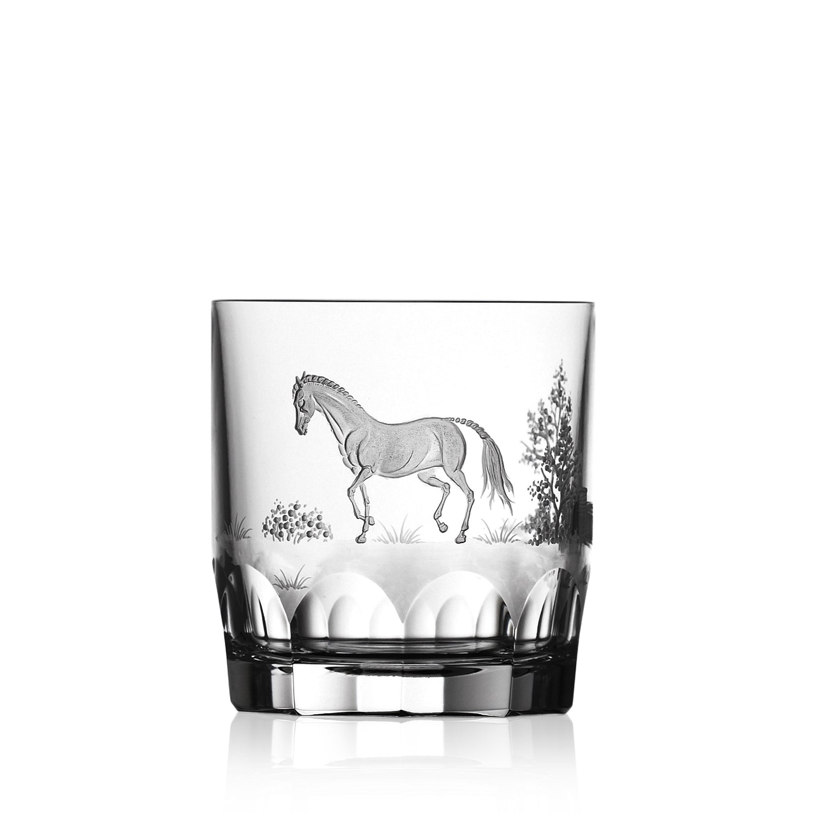 Clear Vodka Glass | Horse