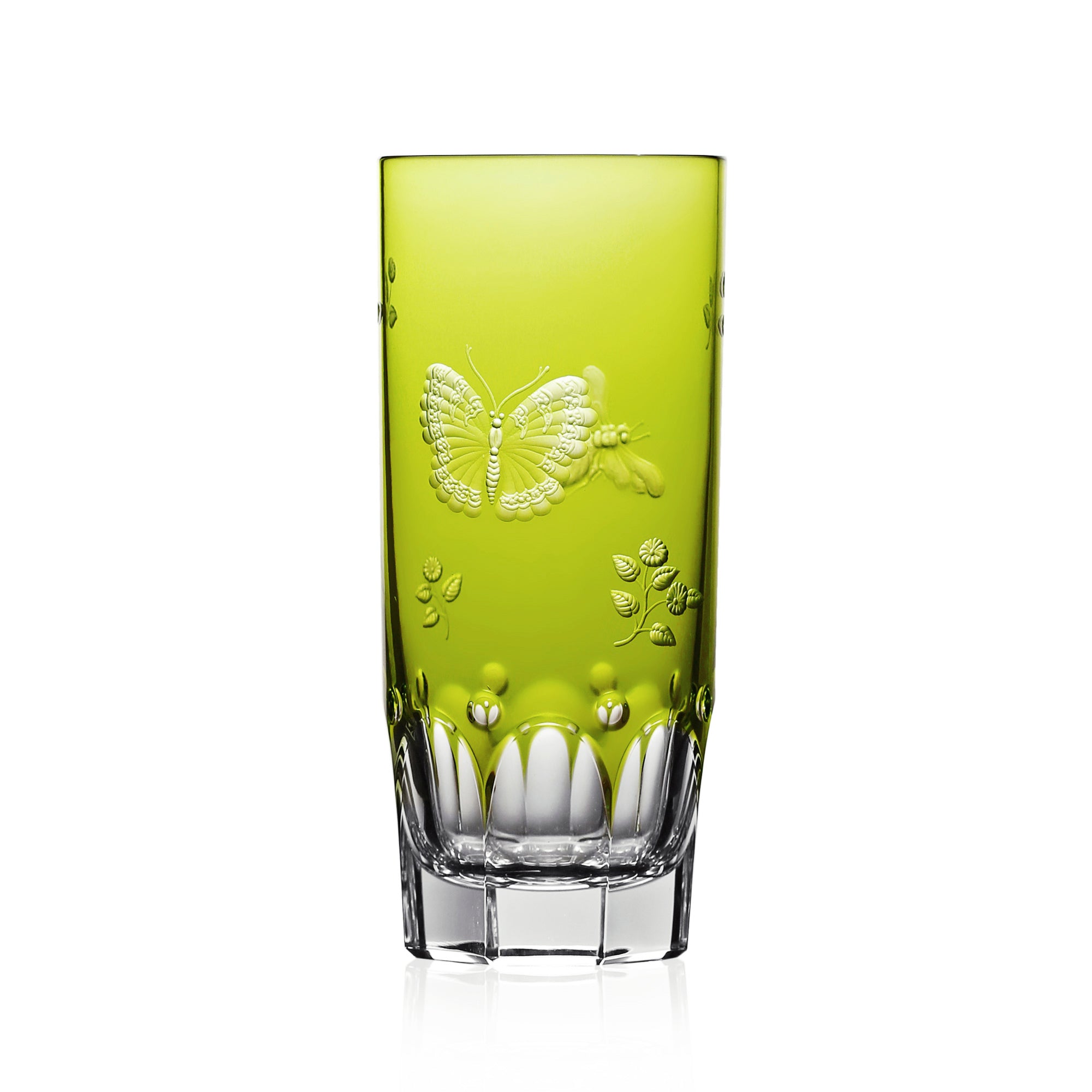 Yellow Green Highball Tumbler | Springtime
