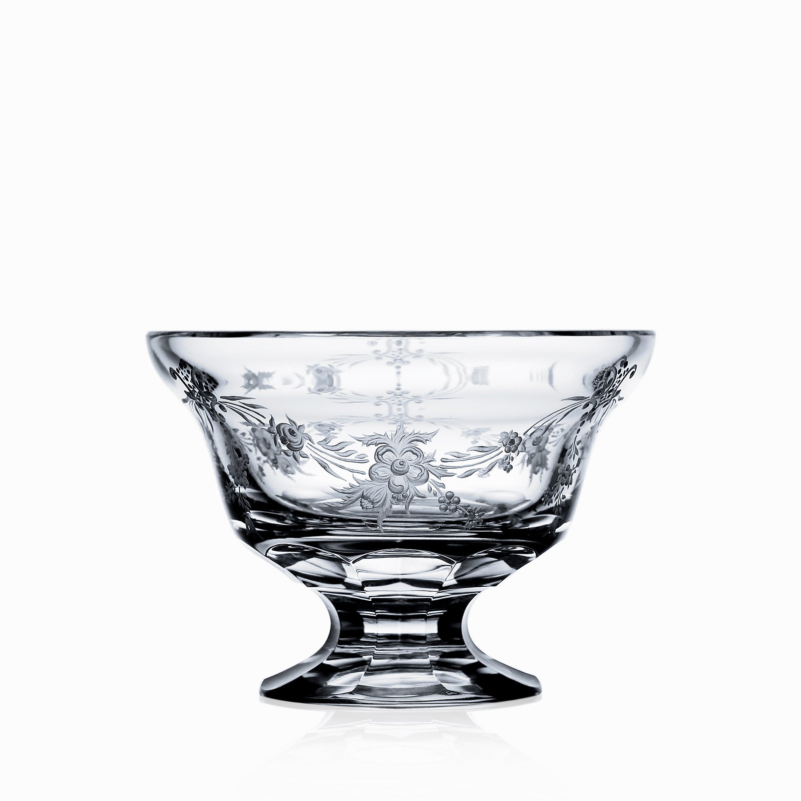 Clear Footed Bowl 6" | Versailles
