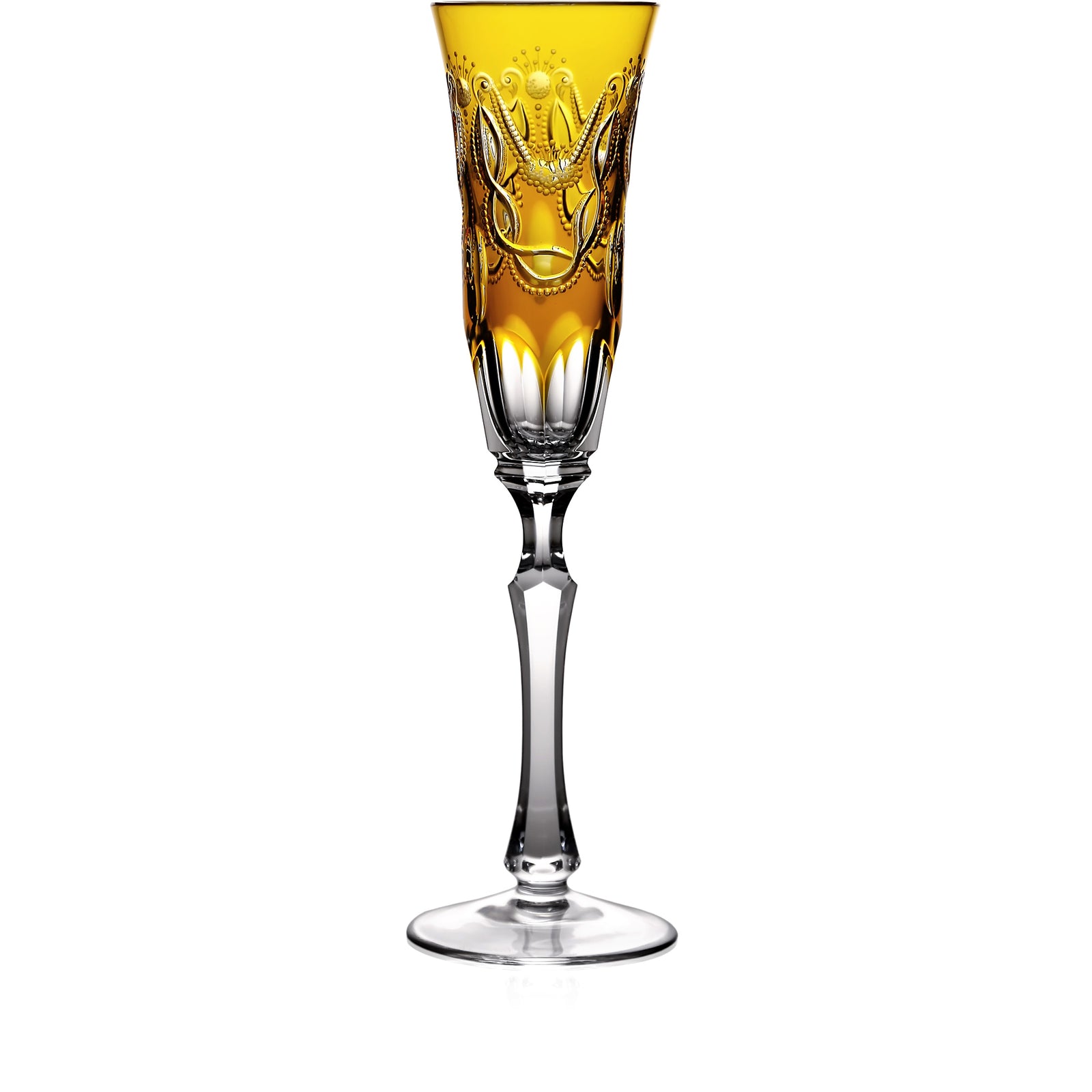 Amber Flute Glass, grand | Saint Tropez