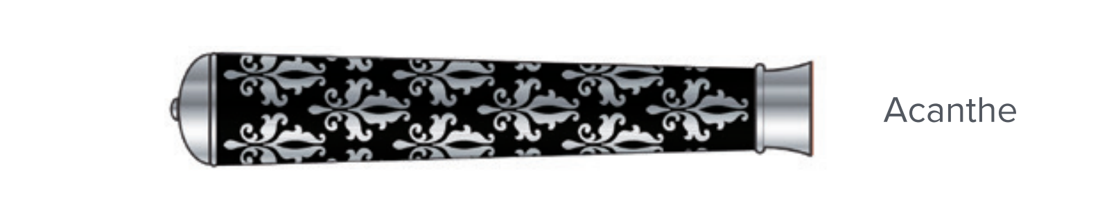 Fish Knife | Silver Plated / Enamel handle | Powder pink | Acanthe