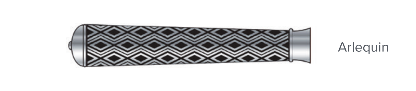 Tea Spoon | Silver Plated / Enamel handle | White | Arlequin