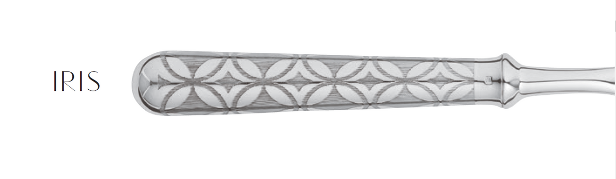 Butter knife PVD Black / | Silver Plated | Miroir Iris