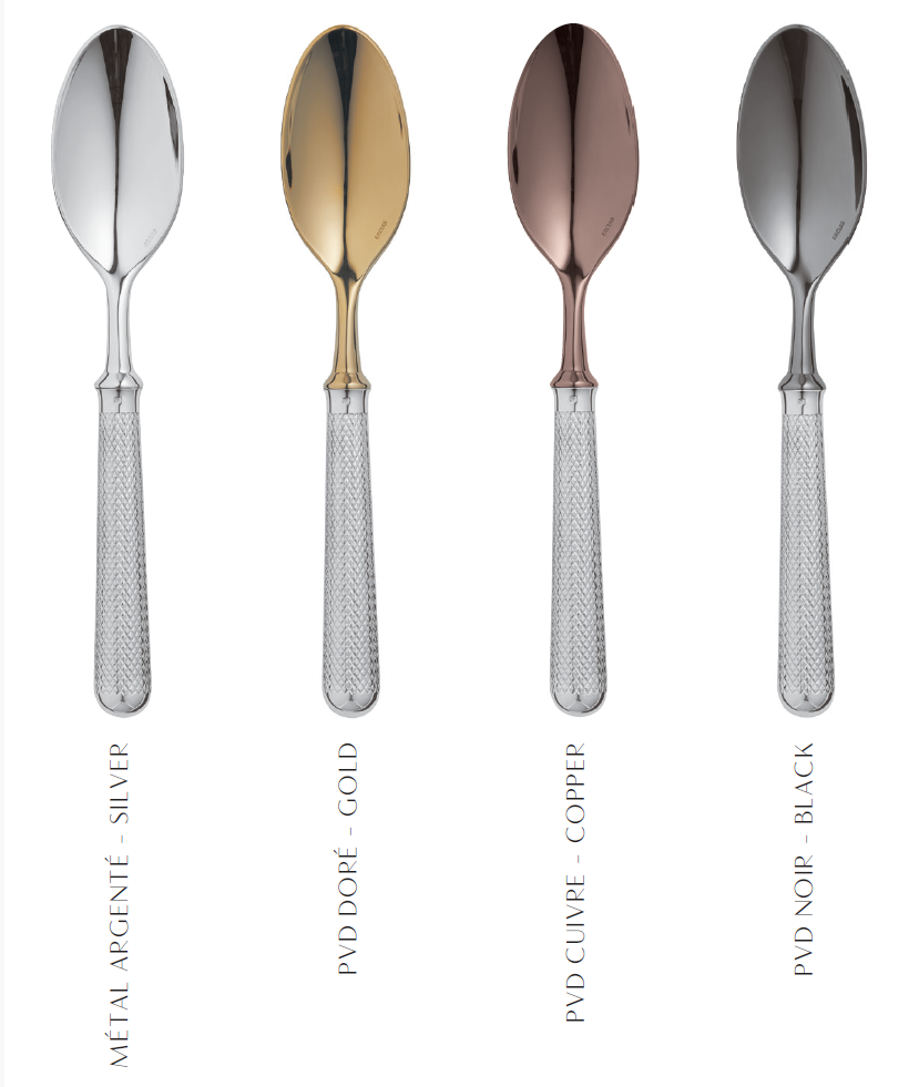 Tea Spoon PVD Copper / | Silver Plated | Miroir Tolède