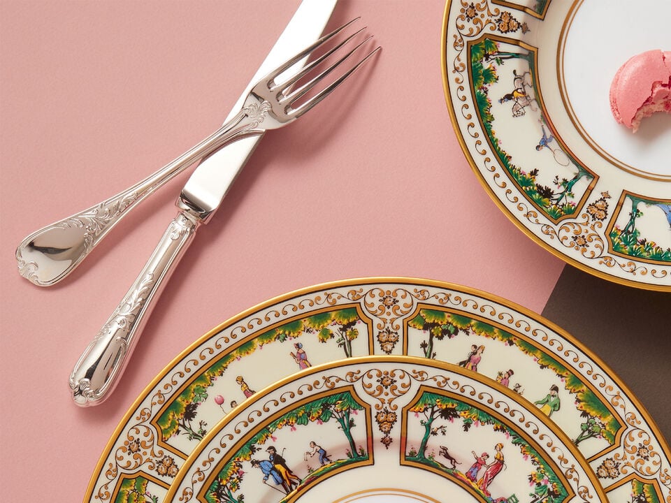 48 Piece Set In A Drawer | Silver Plated | Lauriers
