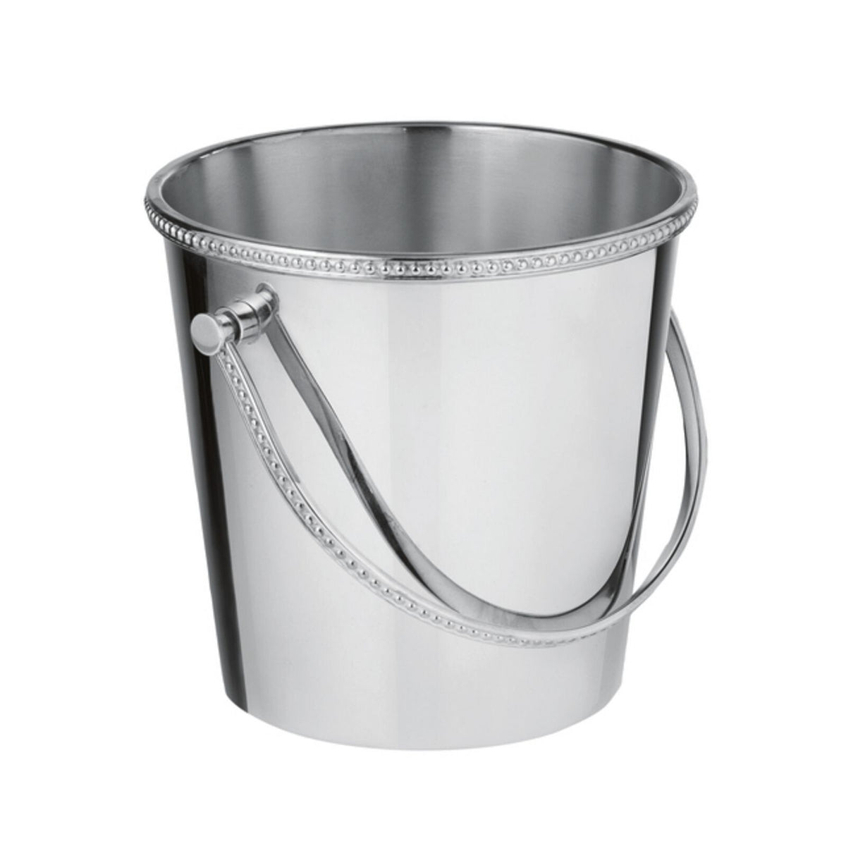 Ice Bucket Cm Ø 12,5 H 12,5 | Silver Plated  | Ambassade Perles