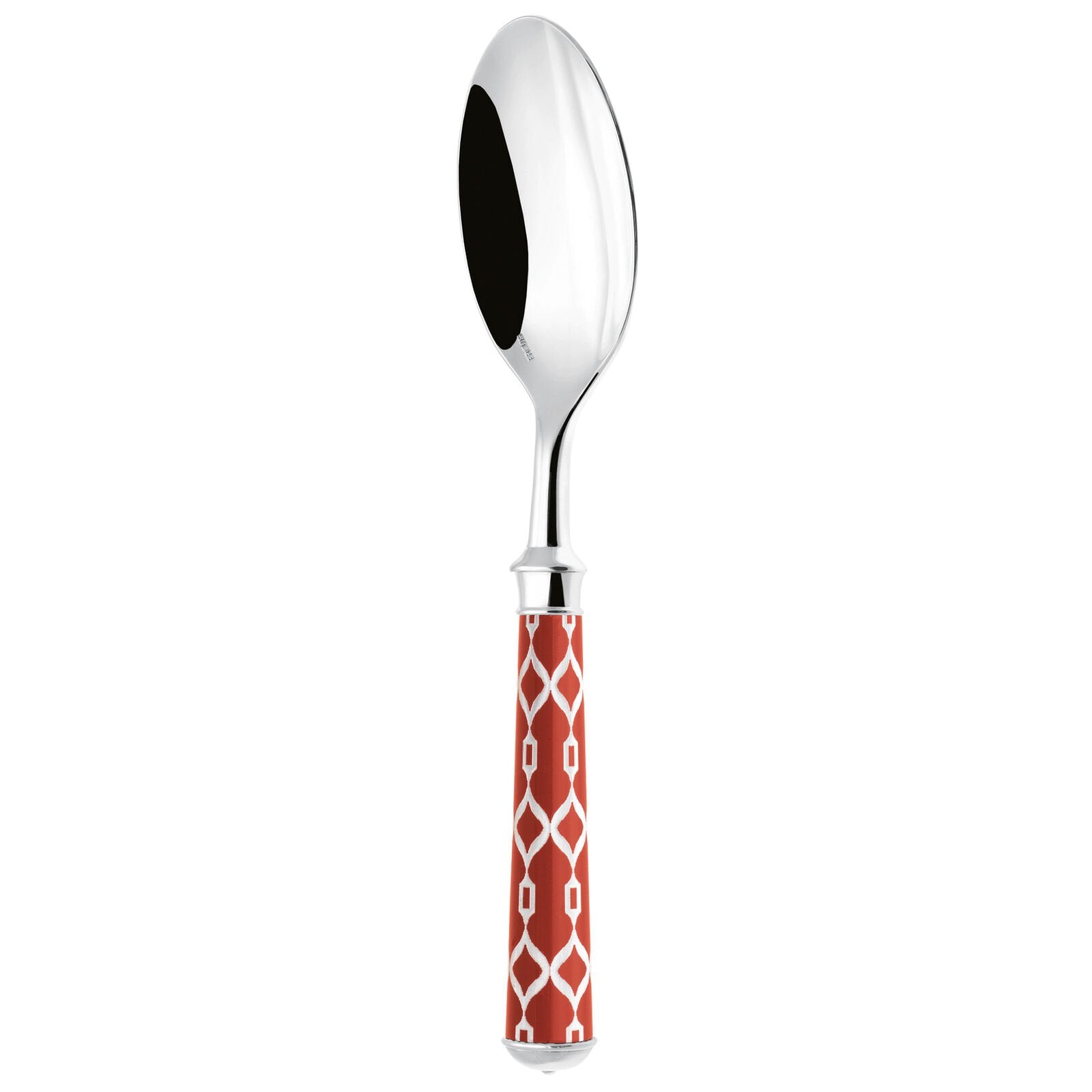 Dinner Spoon | Silver Plated / Enamel handle | Powder pink | Icône