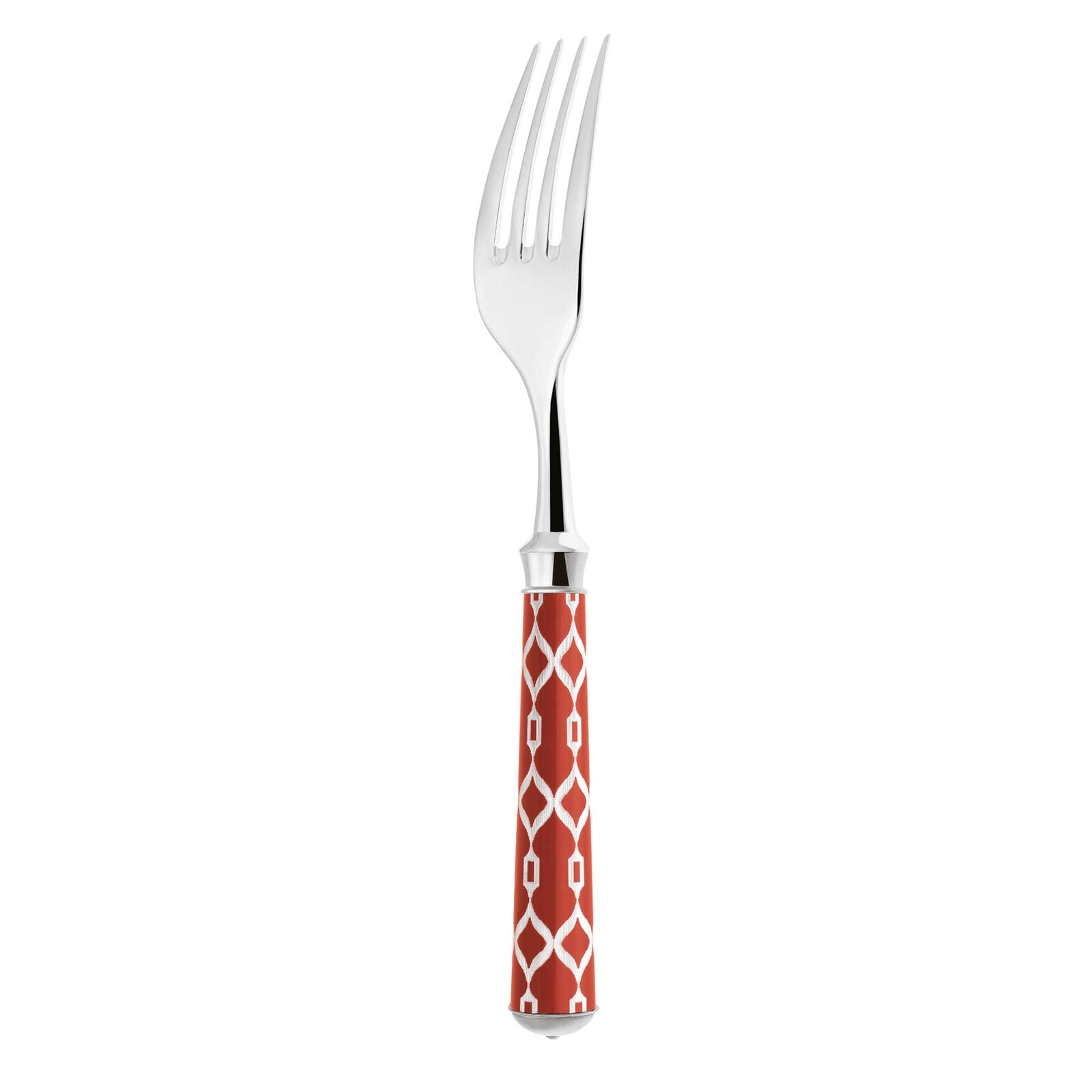 Dinner Fork | Silver Plated / Enamel handle | Chocolate | Icône