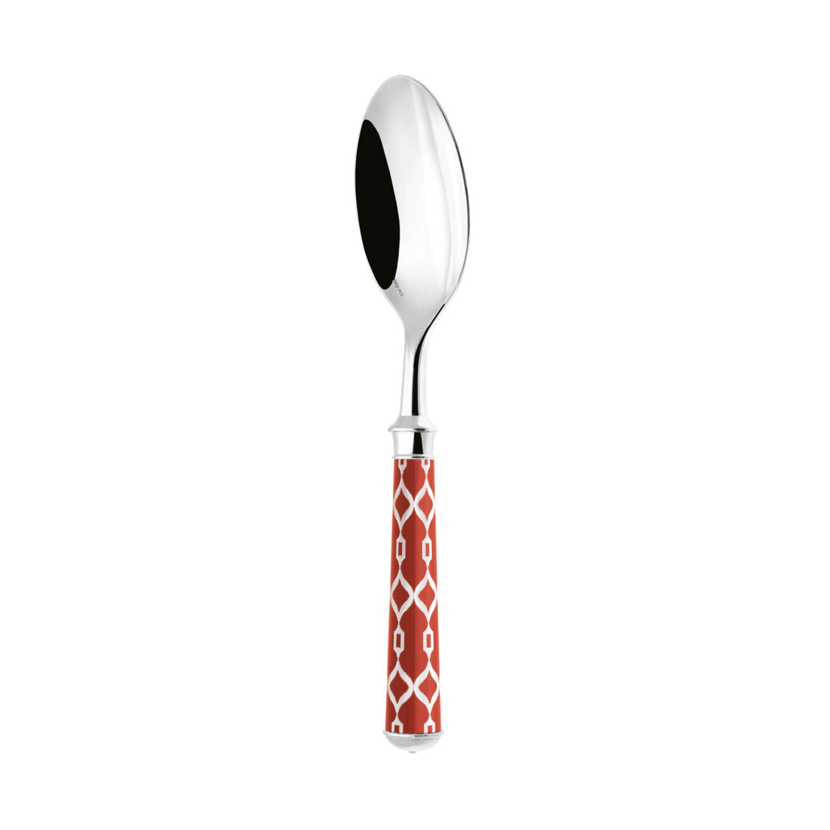 Dessert Spoon | Silver Plated / Enamel handle | Mahogany | Icône