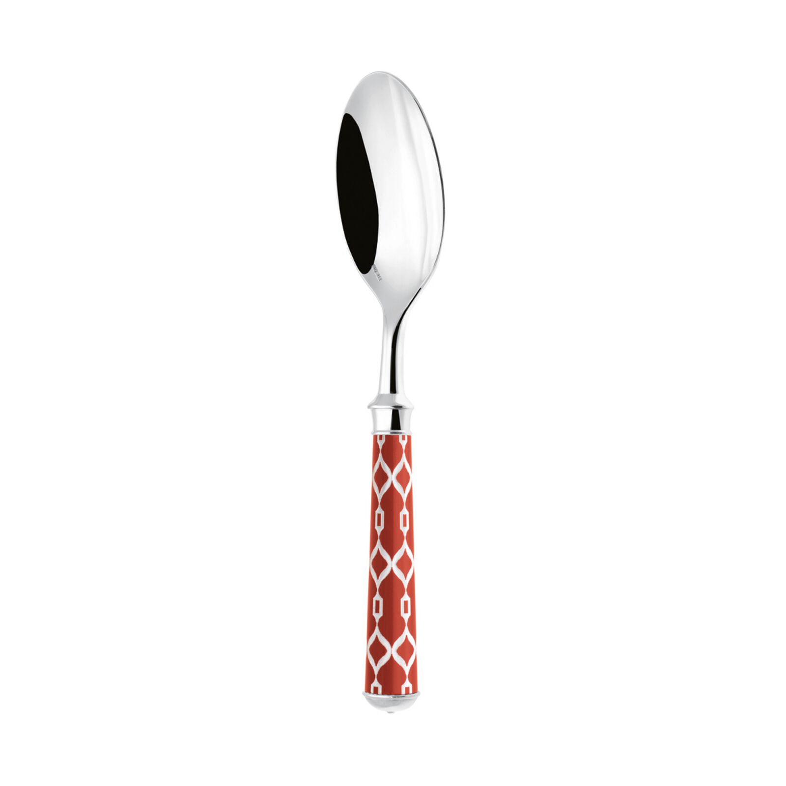 Dessert Spoon | Silver Plated / Enamel handle | Apple | Icône