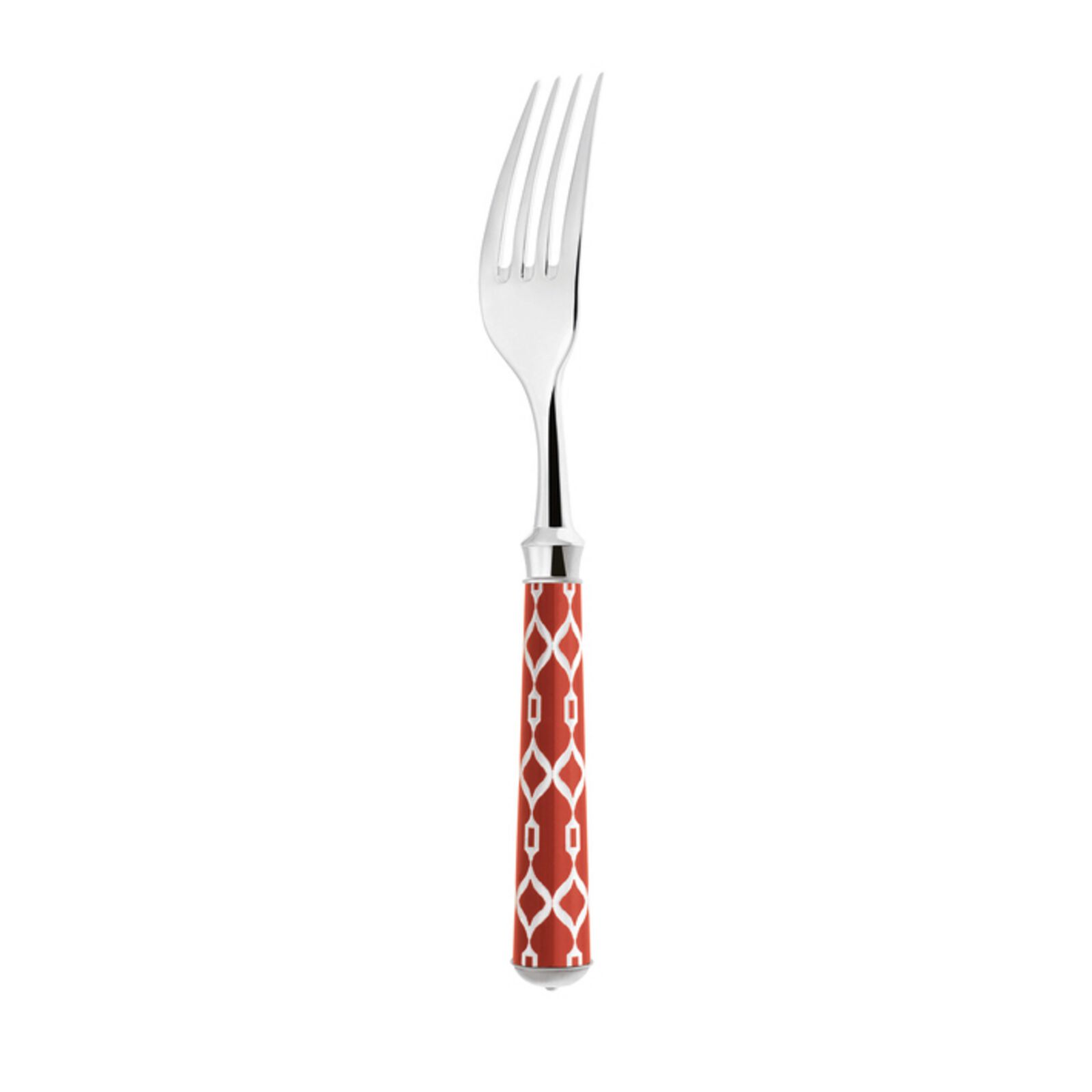 Dessert Fork | Silver Plated / Enamel handle | Navy blue | Icône