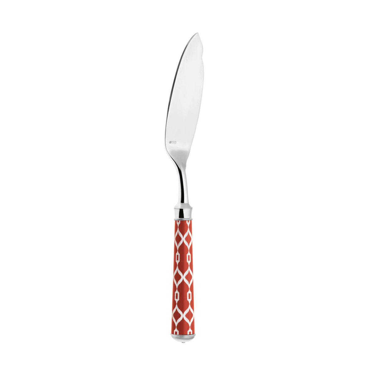 Fish Knife | Silver Plated / Enamel handle | Orange | Icône