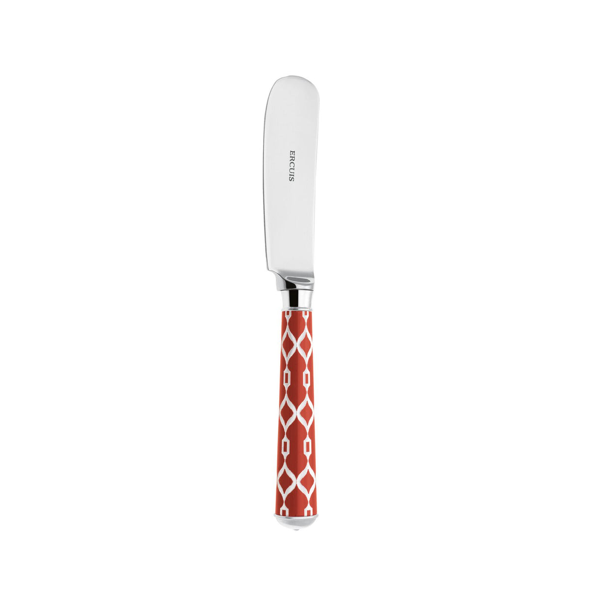 Butter Knife | Silver Plated / Enamel handle | Apple | Icône