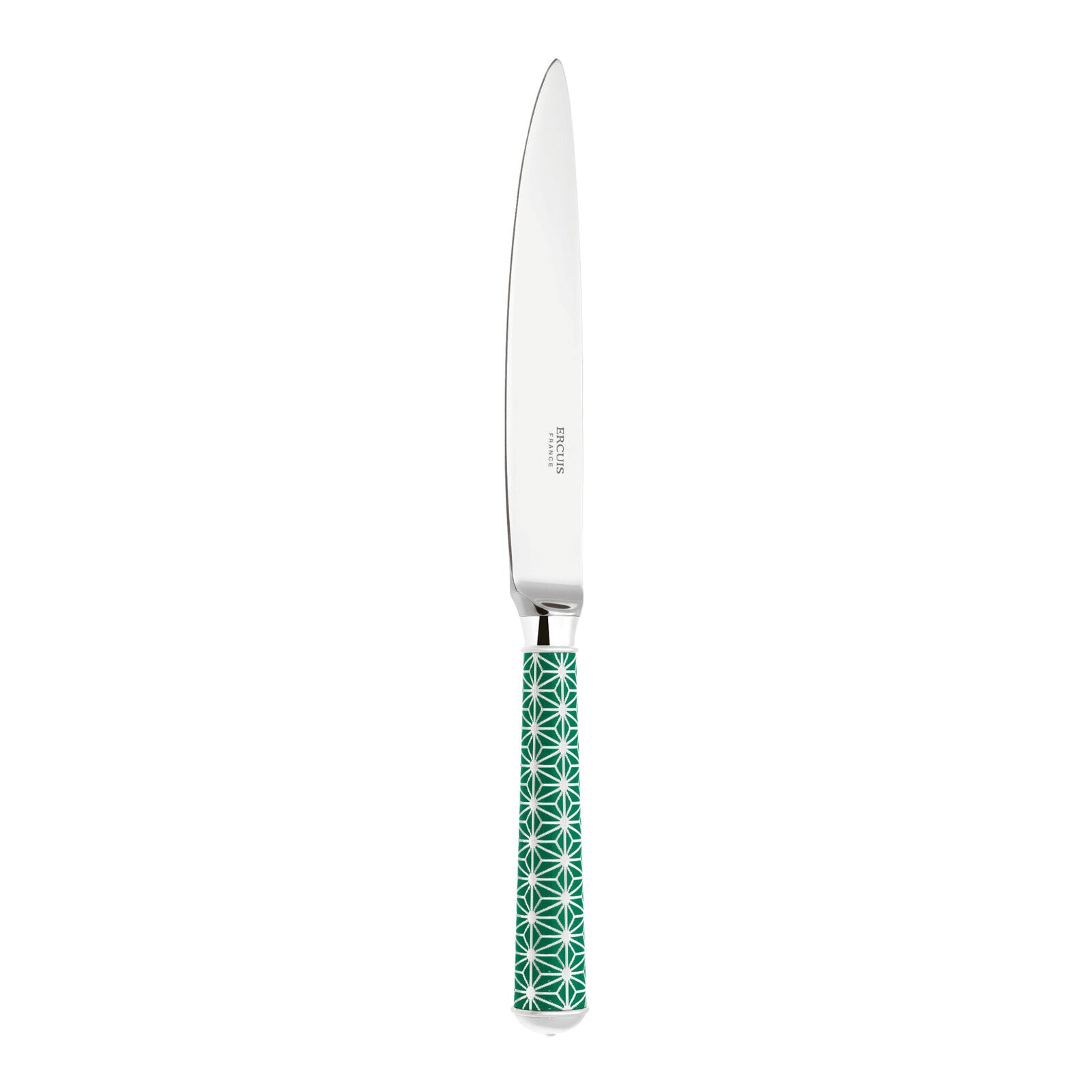 Dinner Knife | Silver Plated / Enamel handle | Mahogany | Origami