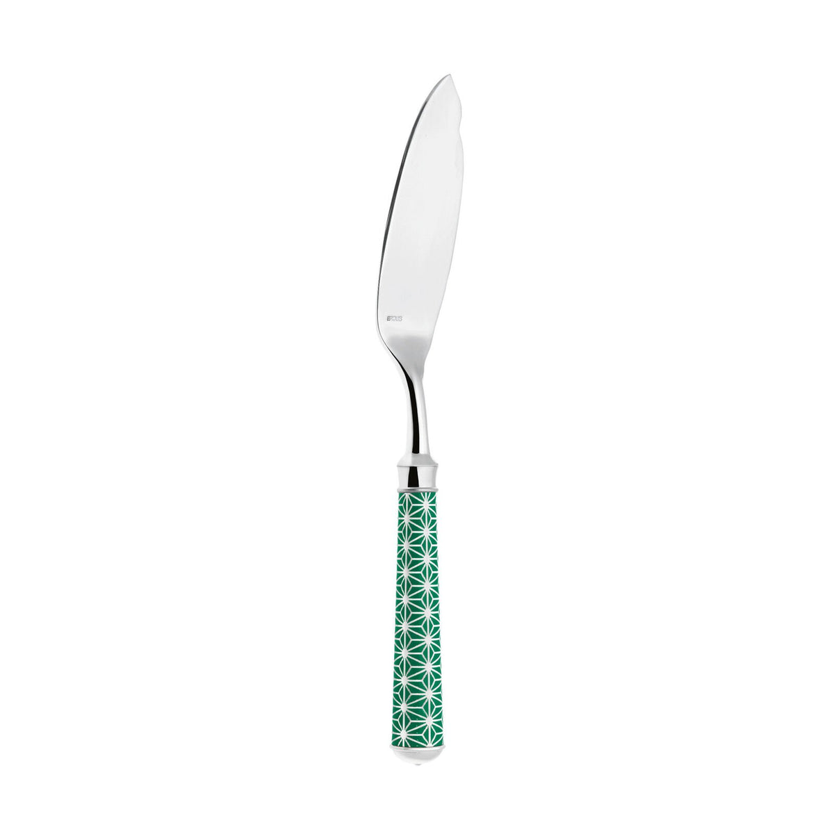 Fish Knife | Silver Plated / Enamel handle | Fuchsia | Origami