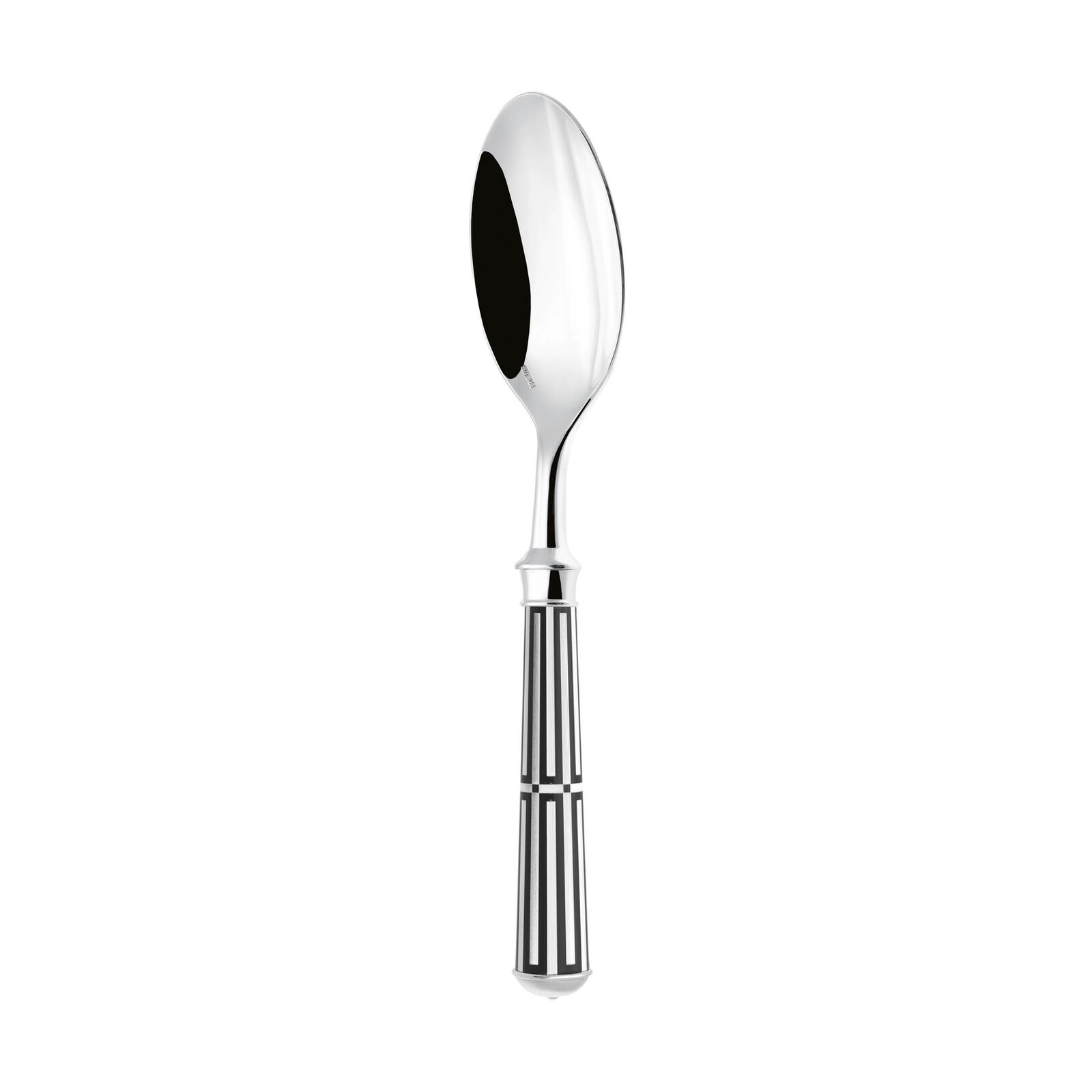 Tea Spoon | Silver Plated / Enamel handle | Chocolate | Paquebot