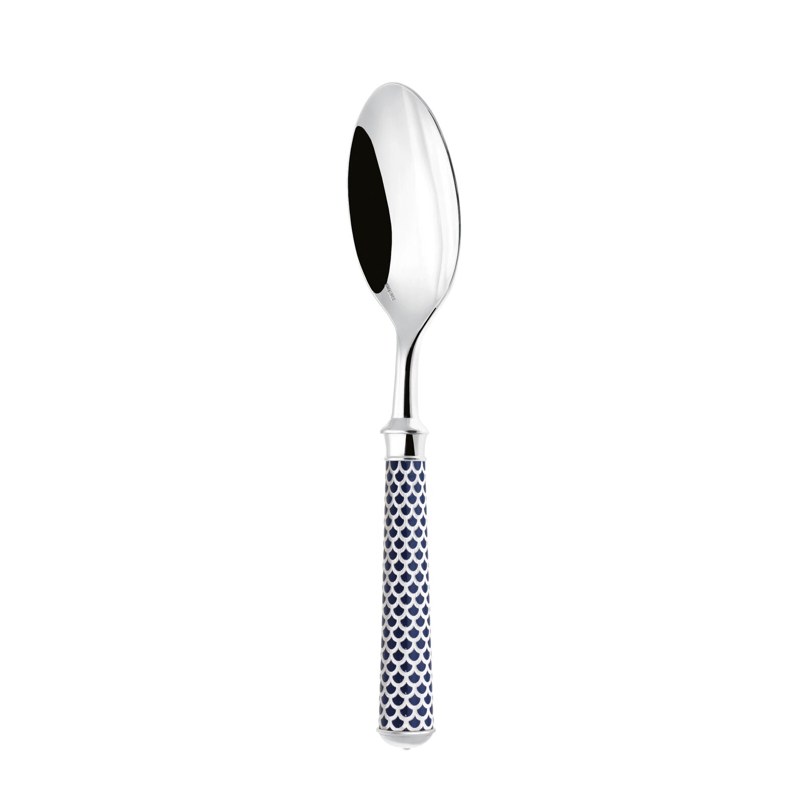 Dinner Spoon | Silver Plated / Enamel handle | Mahogany | Coupole