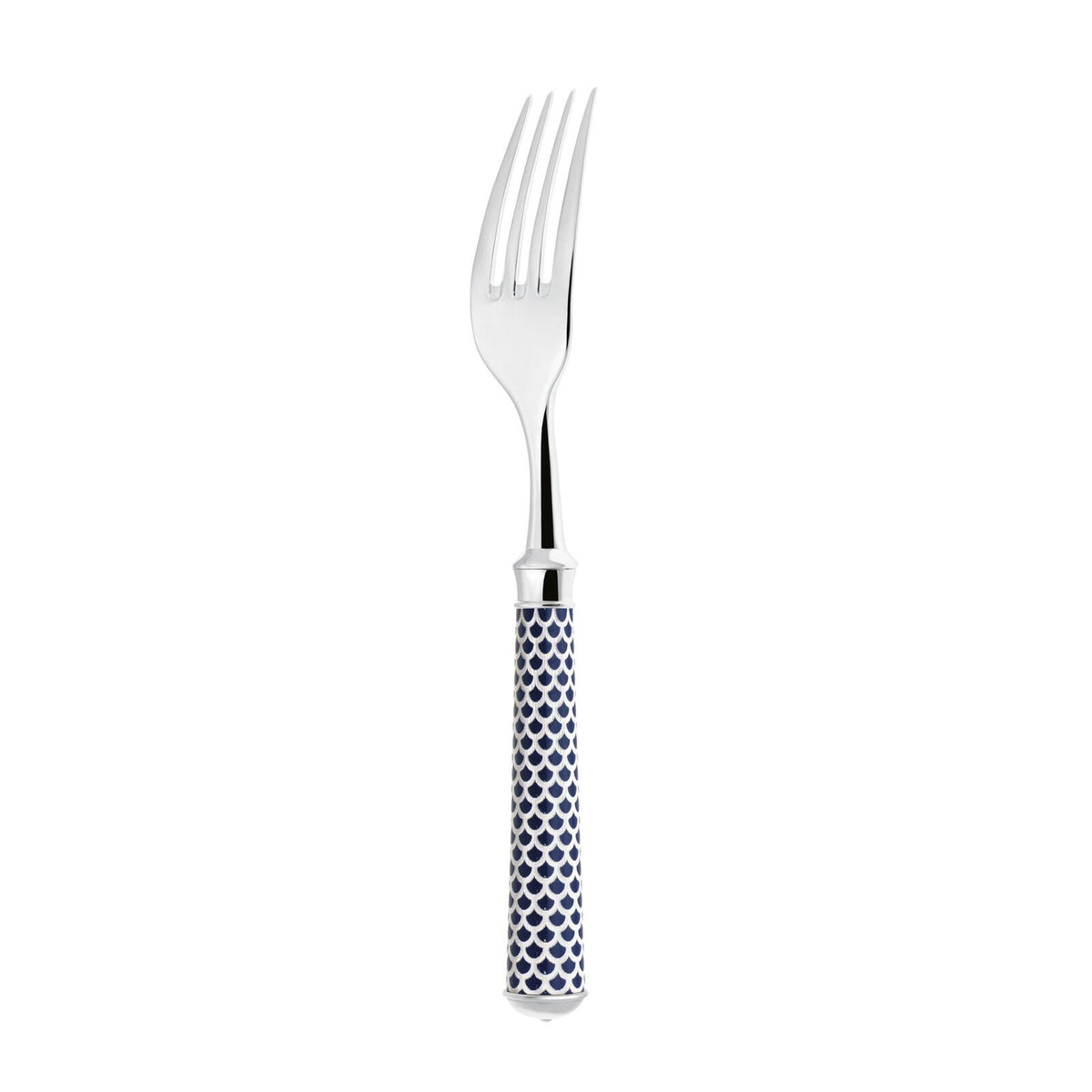 Dinner Fork | Silver Plated / Enamel handle | Chocolate | Coupole