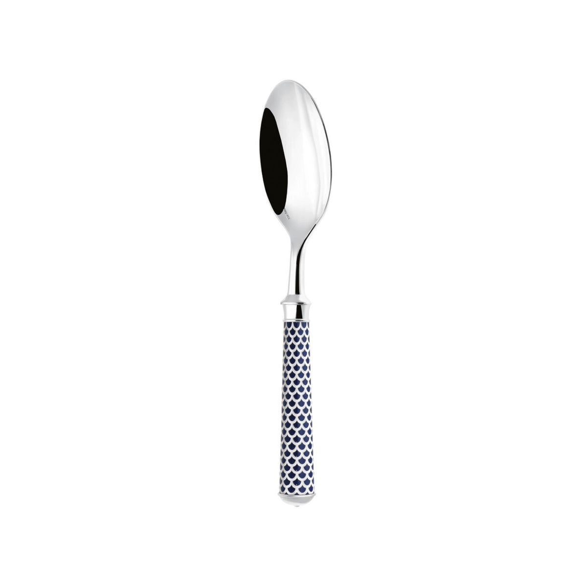 Dessert Spoon | Silver Plated / Enamel handle | Mahogany | Coupole
