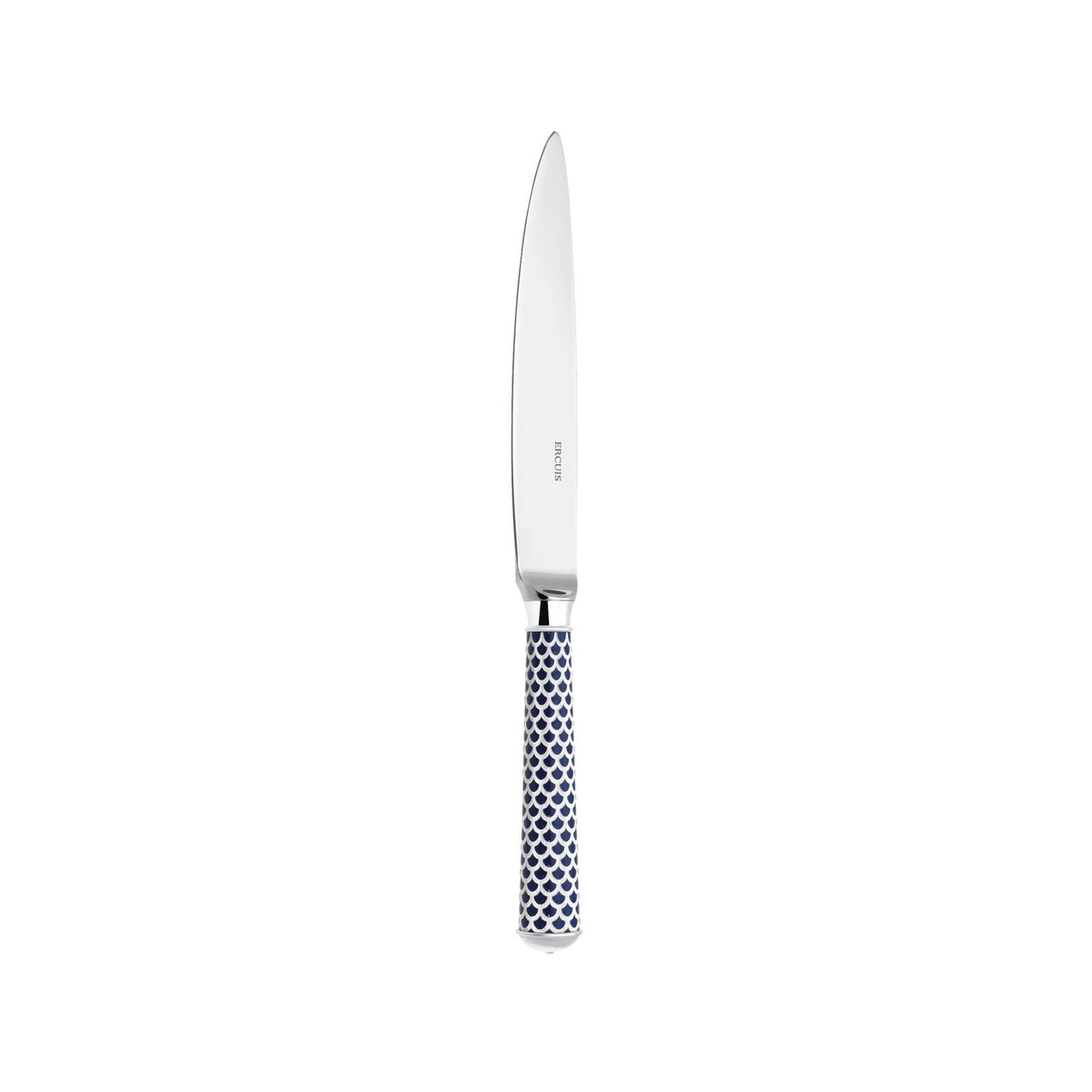 Dessert Knife | Silver Plated / Enamel handle | Blue | Coupole