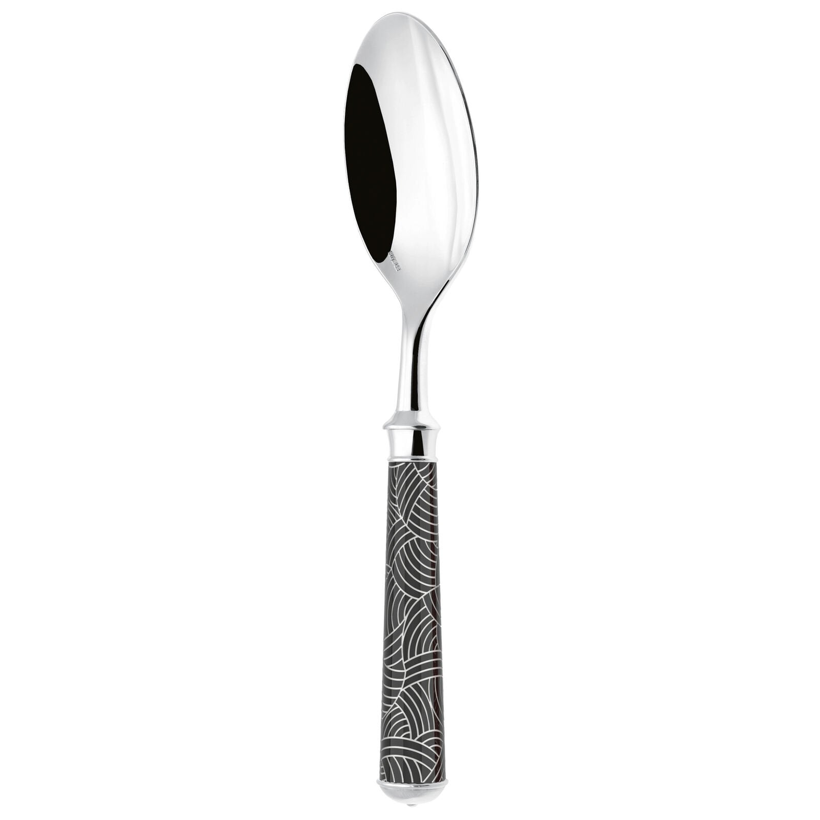 Dinner Spoon | Silver Plated / Enamel handle | Orange | Imari