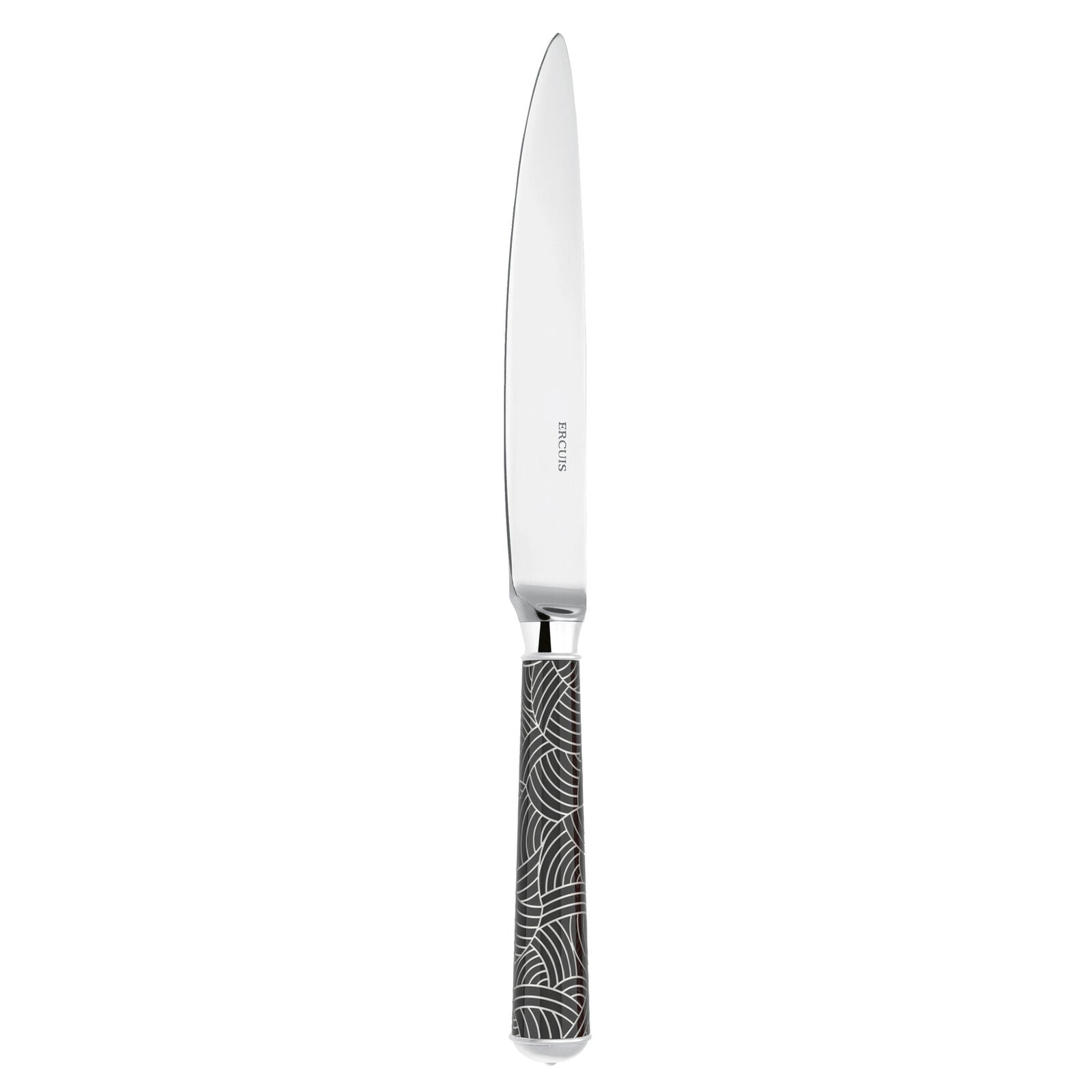 Dinner Knife | Silver Plated / Enamel handle | Mahogany | Imari