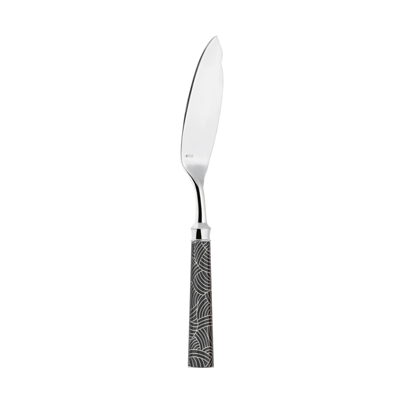 Fish Knife | Silver Plated / Enamel handle | Beige | Imari
