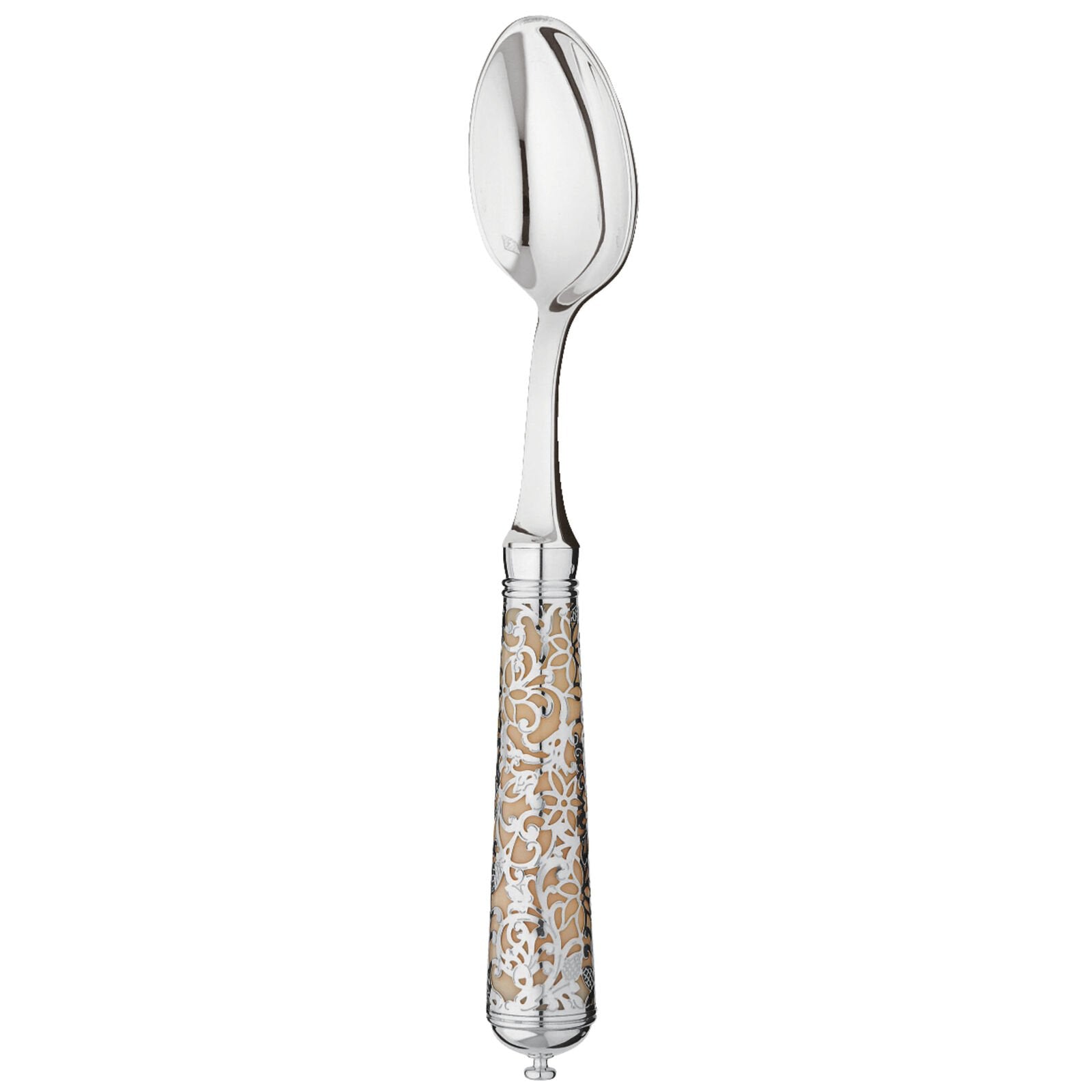 Moka Spoon Sterling Silver Gold Accents | Prestige L'Insolent Bleu