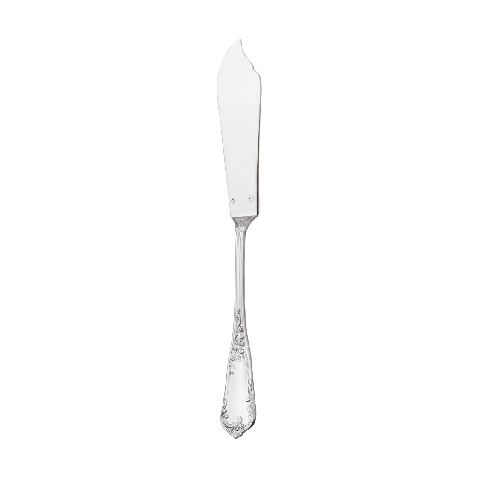 Fish Knife Sterling Silver Gold Accents | Rocaille