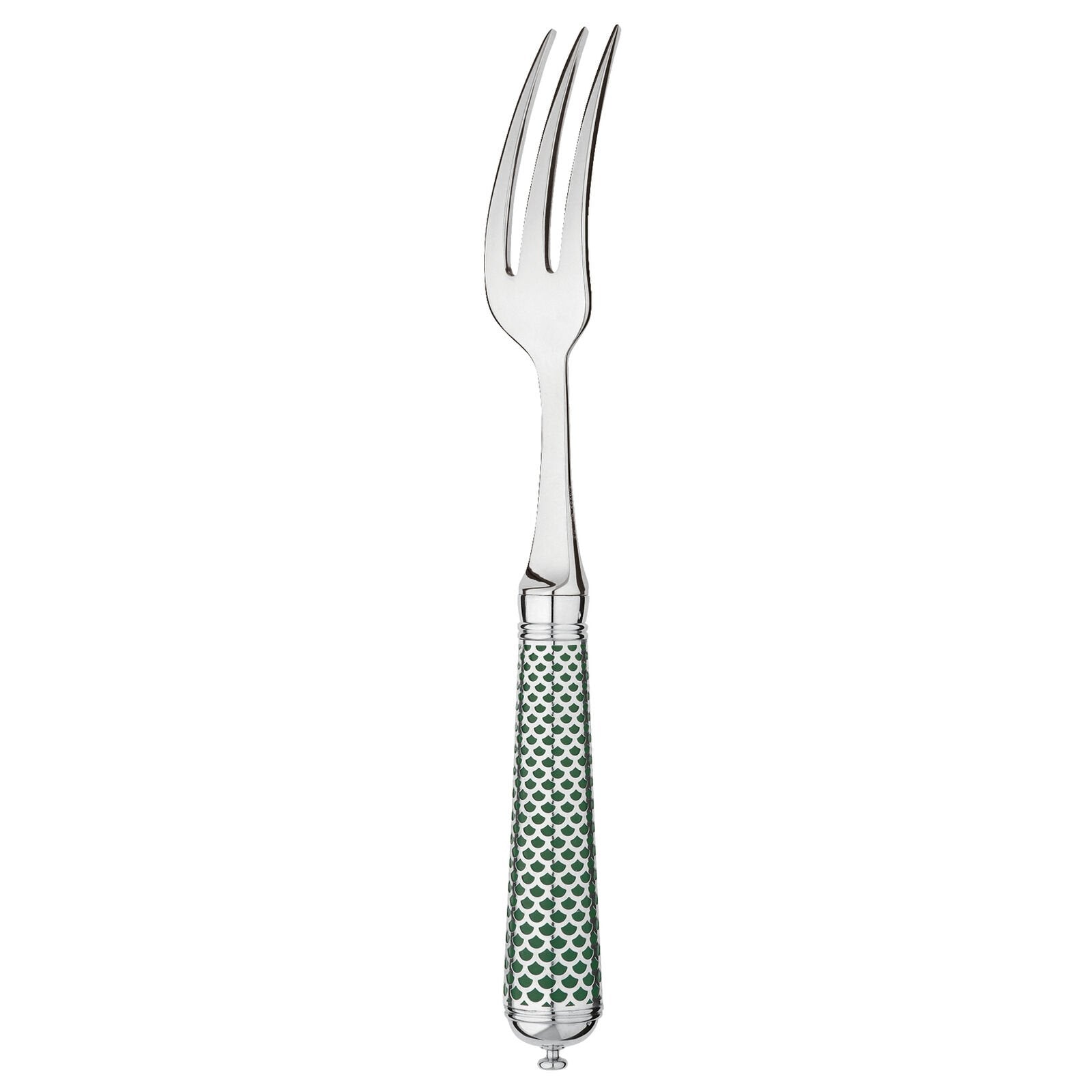 Dessert Fork Sterling Silver Gilt | Prestige Calypso Vert