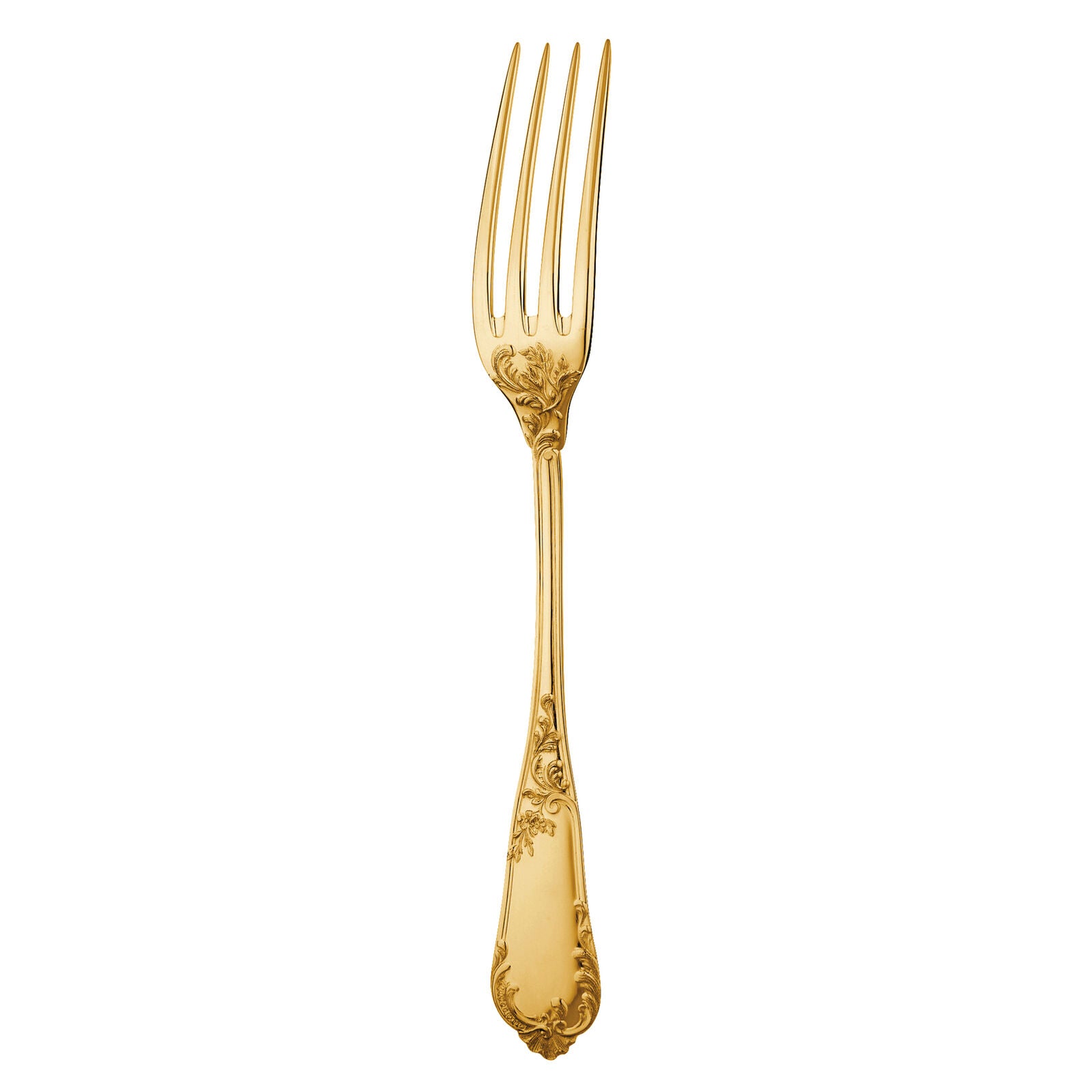 Dinner Fork Sterling Silver Gilt | Rocaille