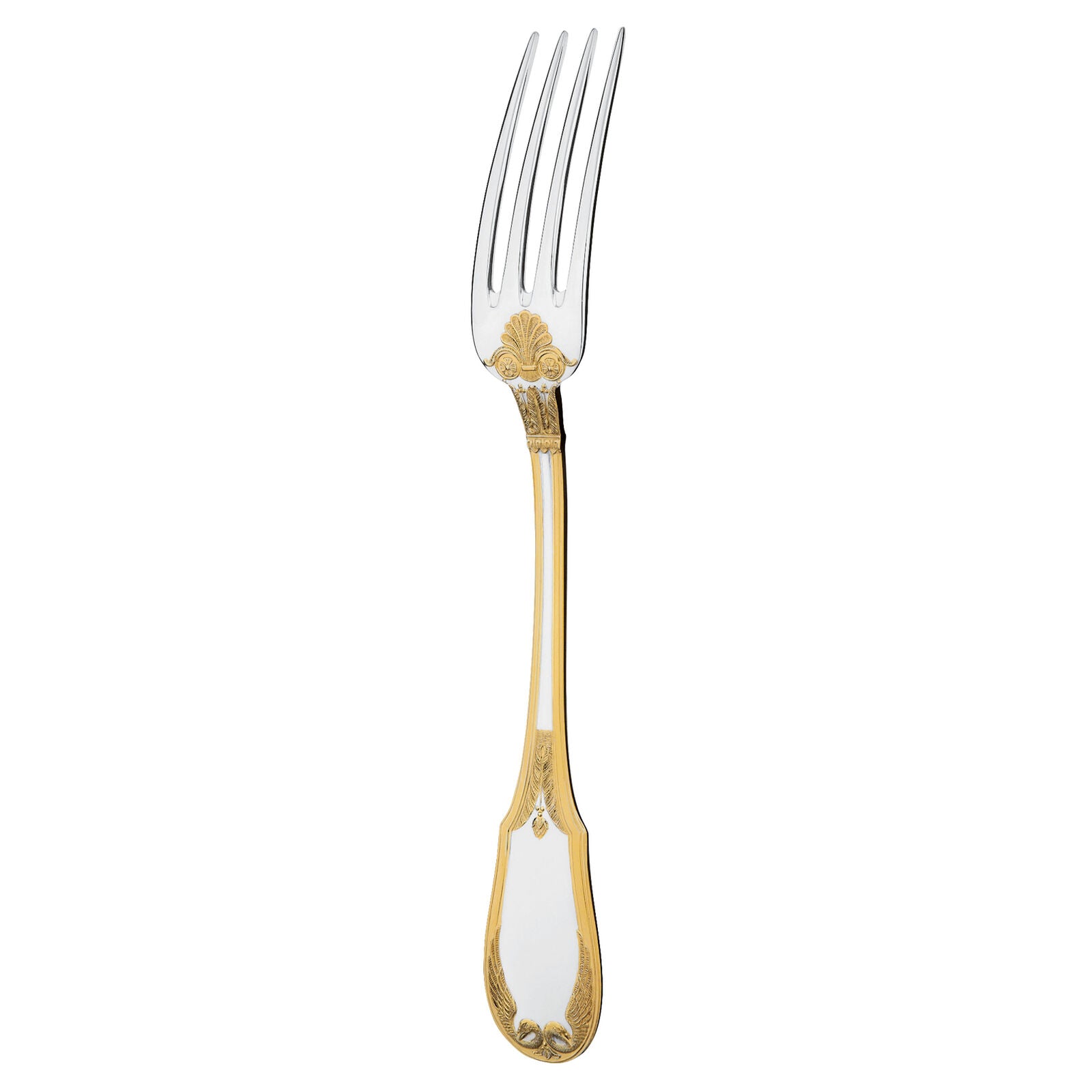Dinner Fork Sterling Silver Gold Accents | Empire