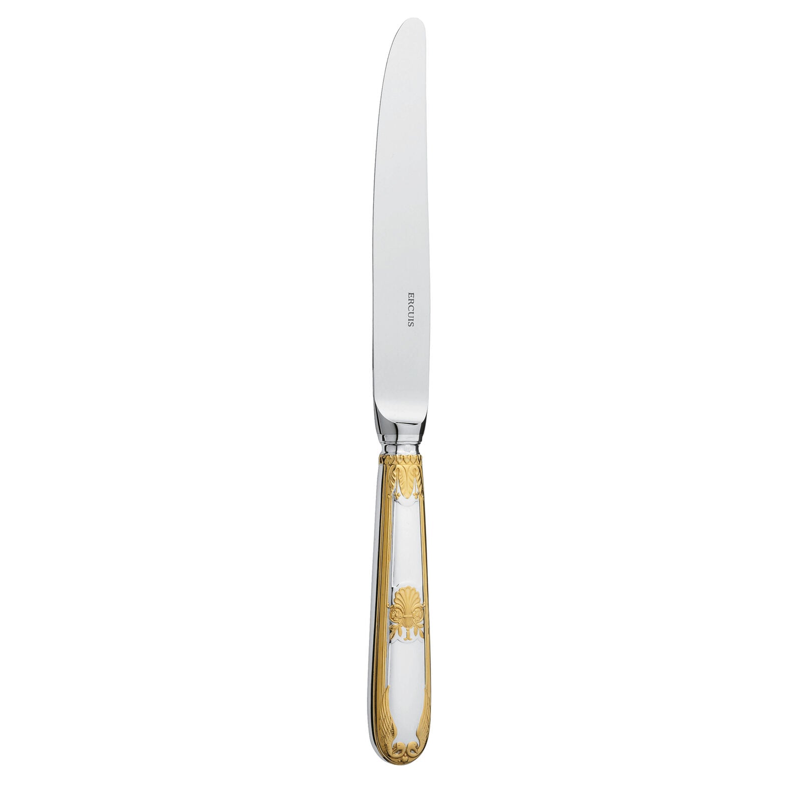 Dinner Knife Sterling Silver Gold Accents | Empire