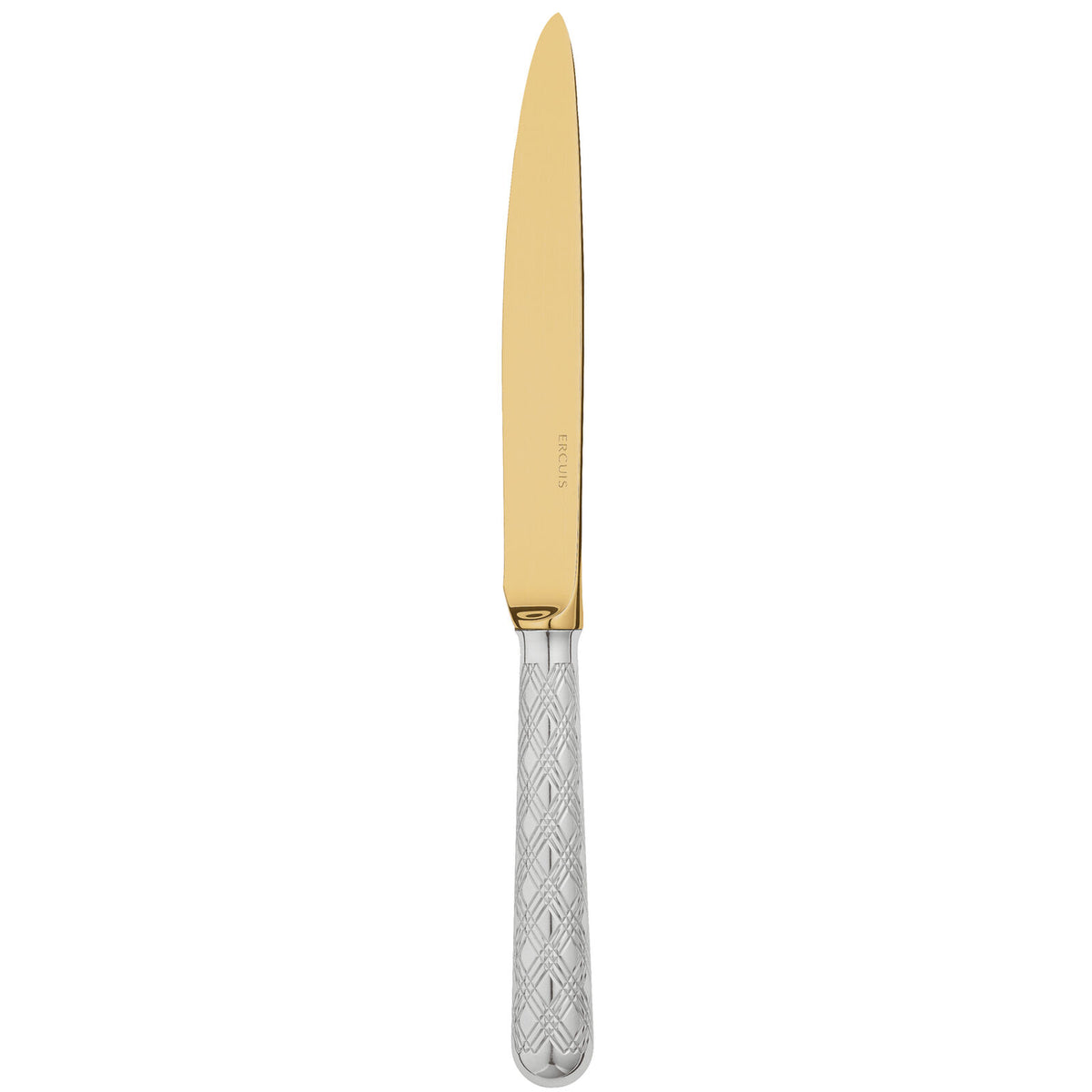 Dinner Knife PVD Black / | Silver Plated | Miroir Oxford