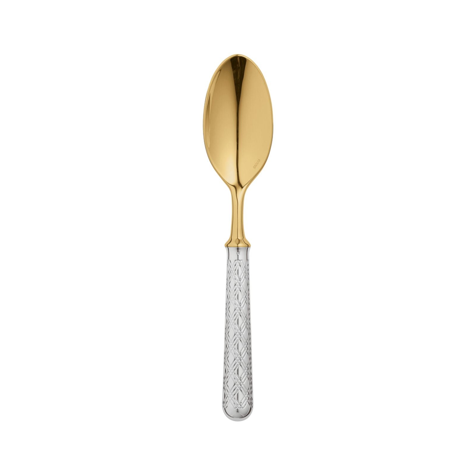 Dessert Spoon PVD Black / | Silver Plated | Miroir Oxford