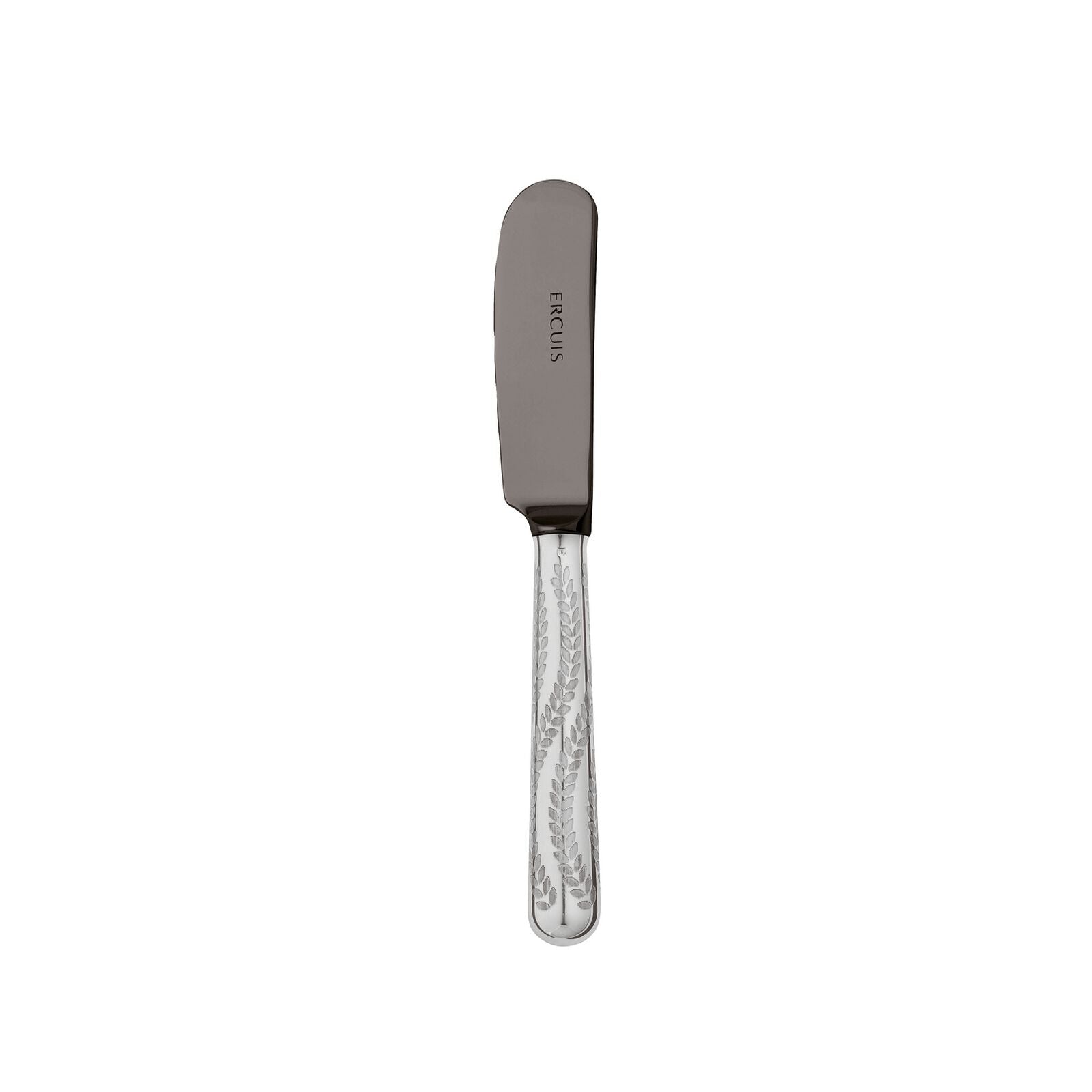 Butter knife PVD Black / | Silver Plated | Miroir Eden