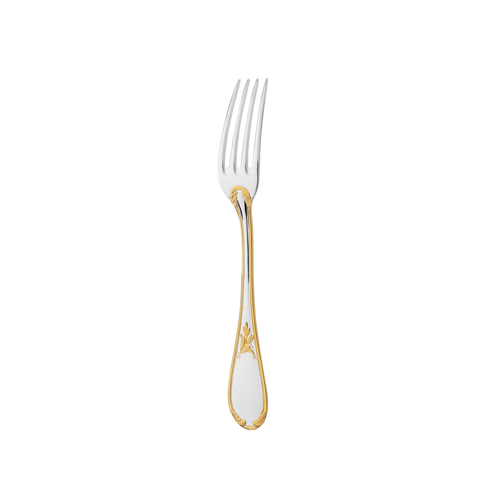 Fish Fork | Silver Plated Gold Accents | Lauriers