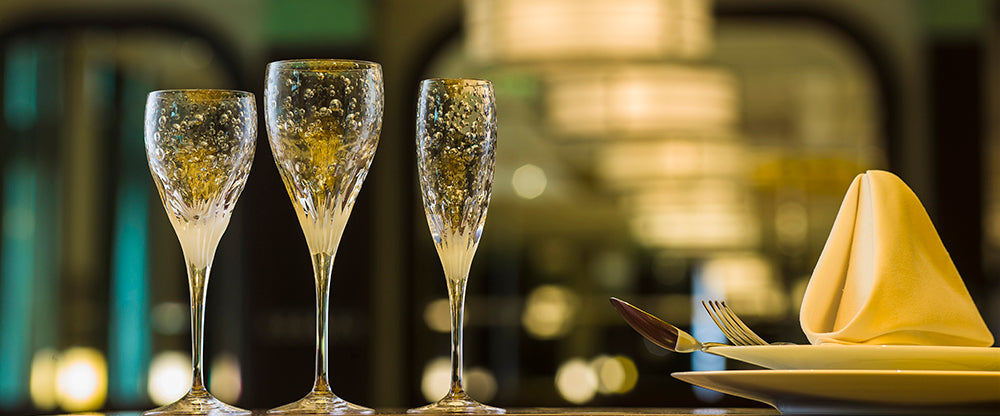 Amber Flute Glass, grand | Milano