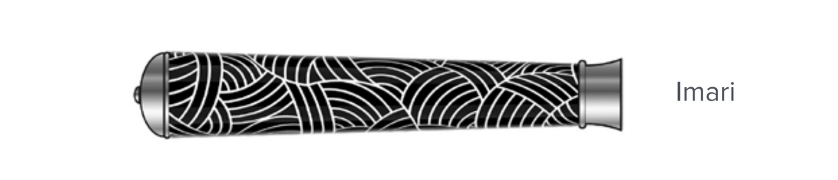 Dinner Fork | Silver Plated / Enamel handle | Yellow | Imari