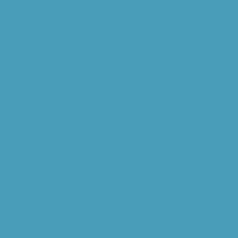 Dessert Fork | Silver Plated / Enamel handle | Blue | Zigzag