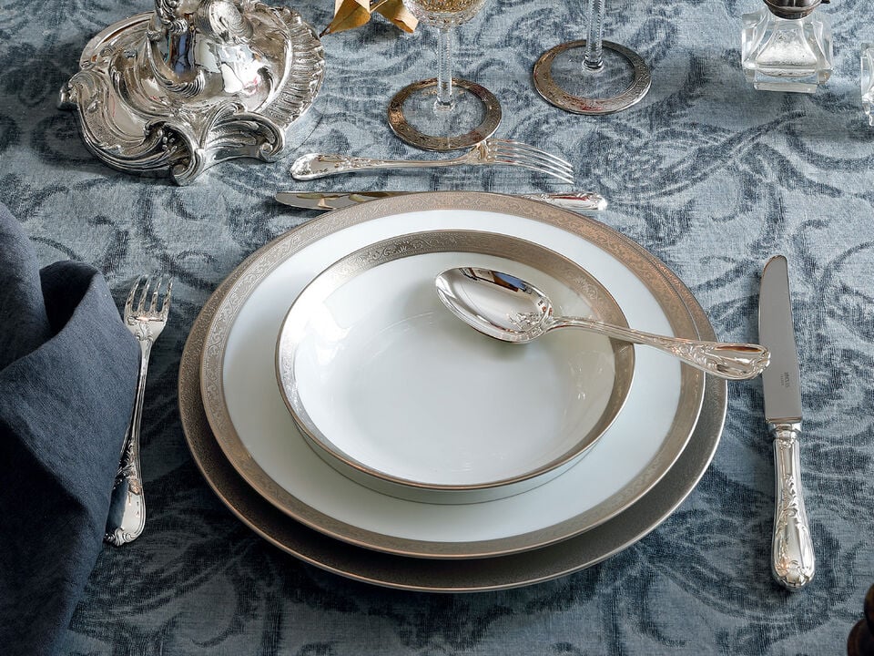 Fish Knife Sterling Silver Gilt | Rocaille