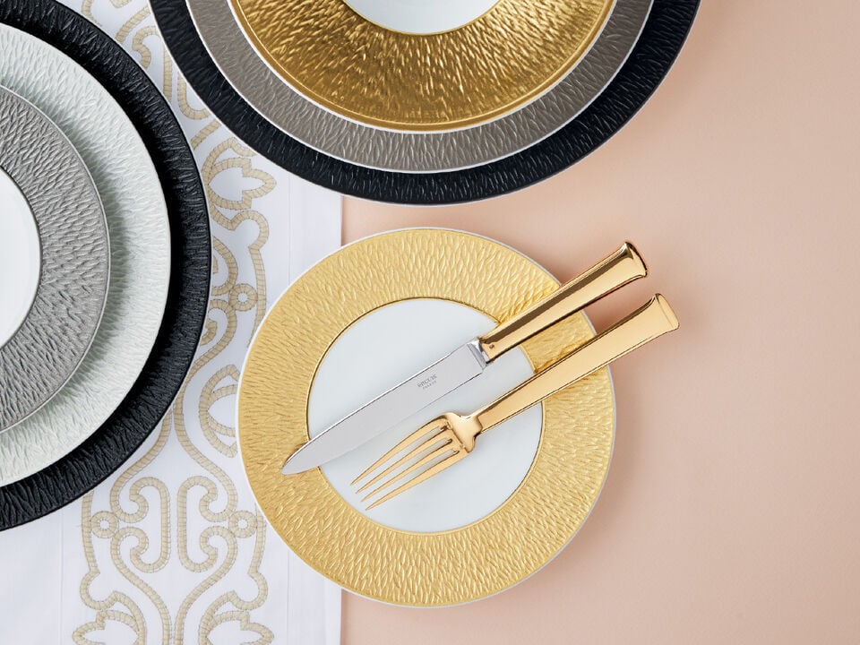 Dessert Fork Gold Plated | Séquoia