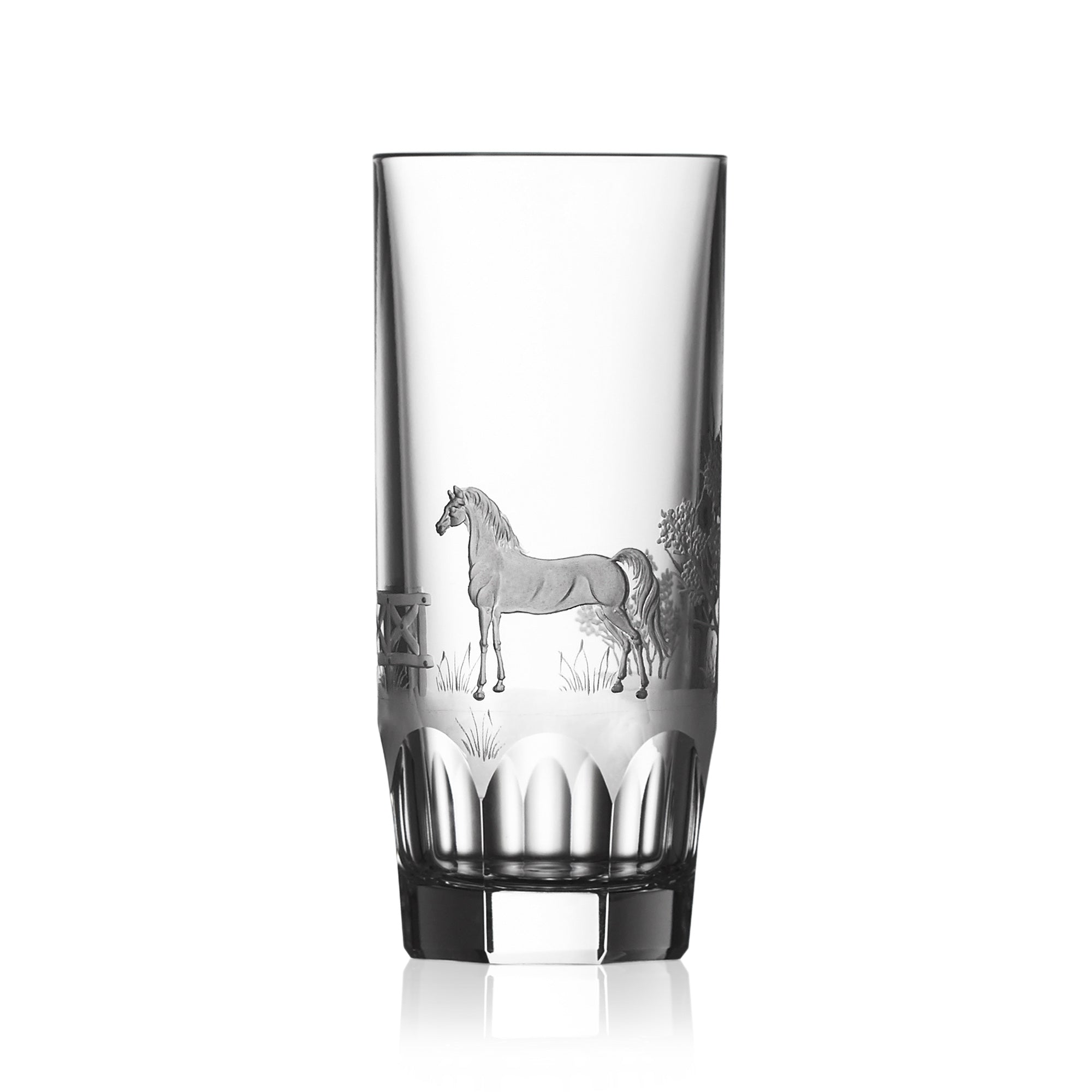 Clear Highball Tumbler | Horse