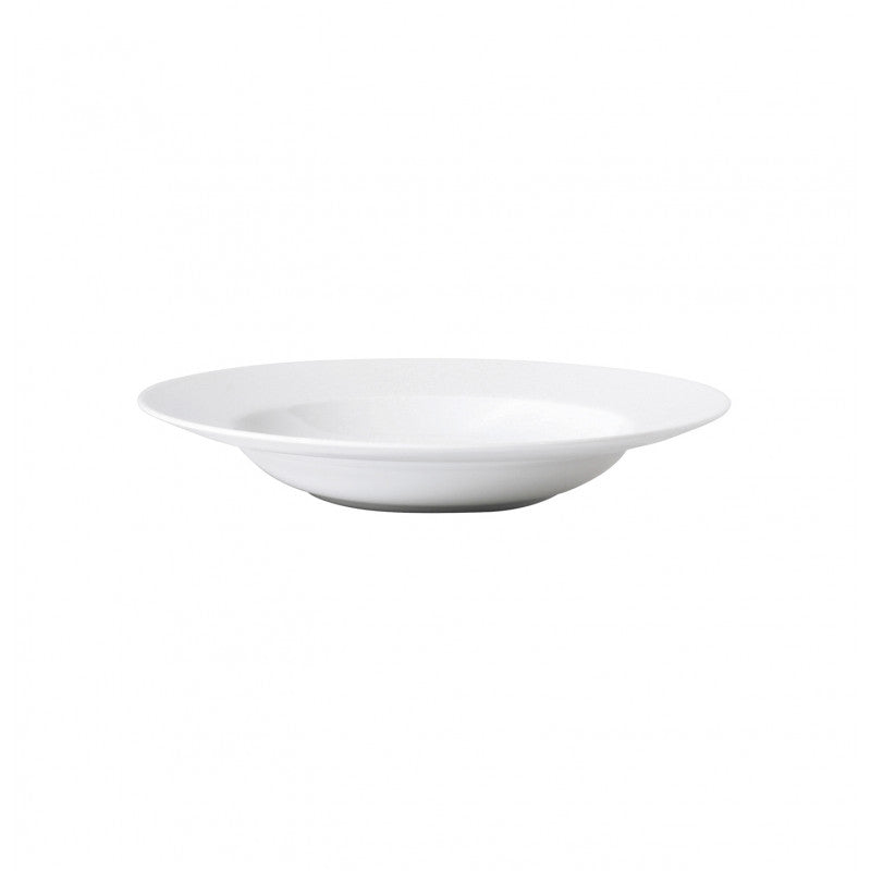 Rim plate deep 23 cm blue with gold rim | Don Giovanni
