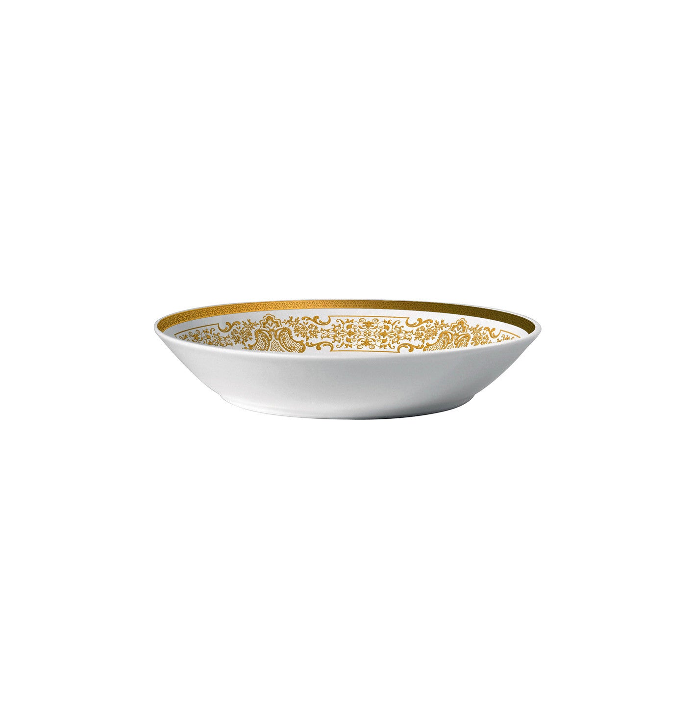 Tea pot 9.6 cm white with gold rim | Marignan
