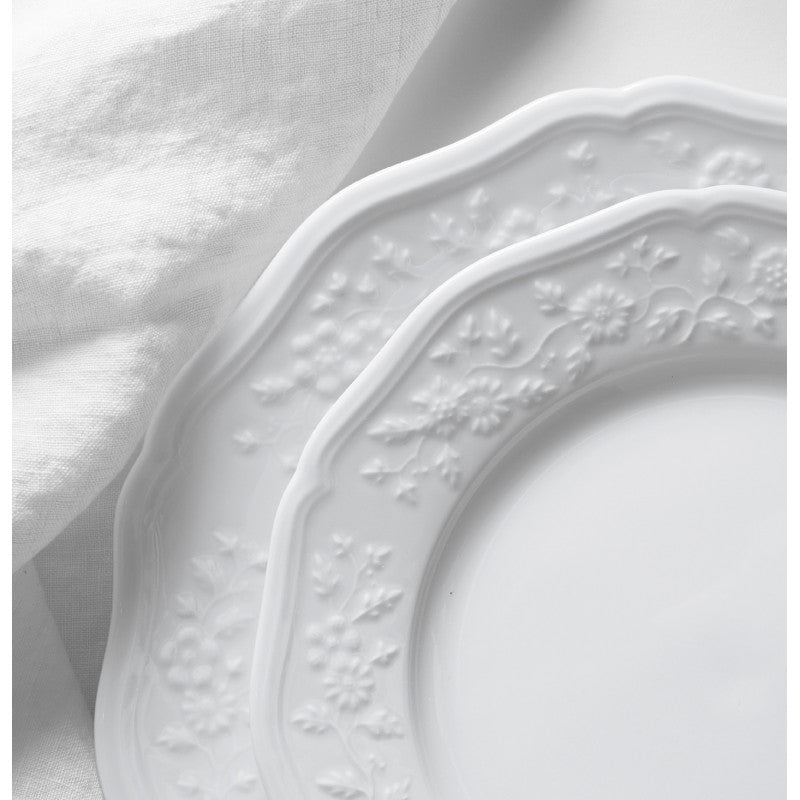 Tea / Breakfast or cream soup saucer 18 cm white | Pont aux Choux