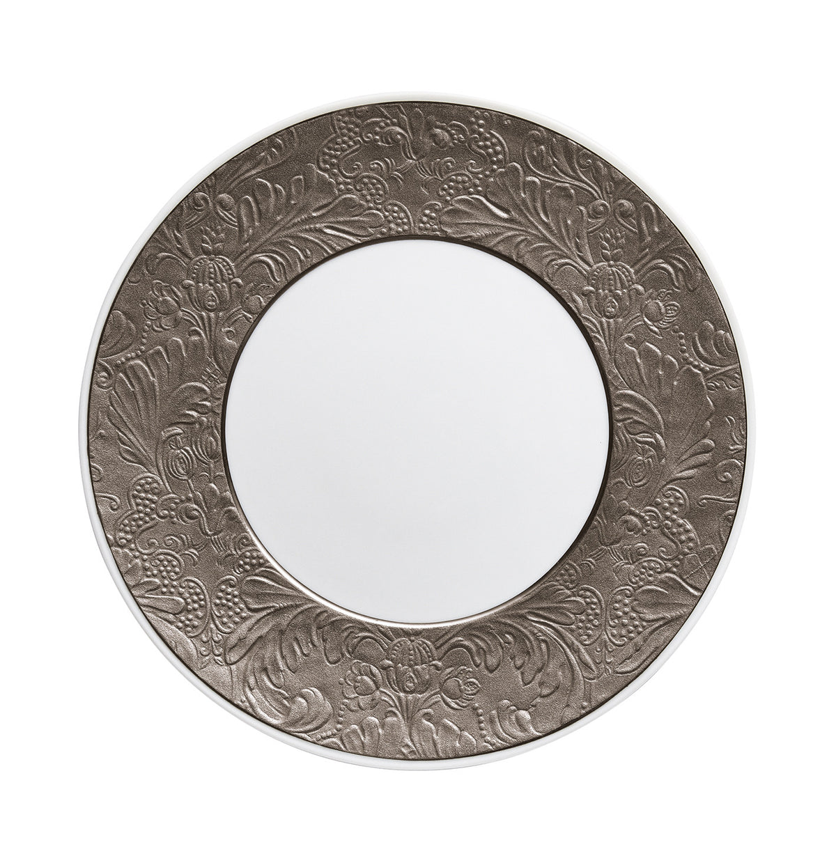 Bowl 14 cm platine with platine rim | Italian Renaissance Platine