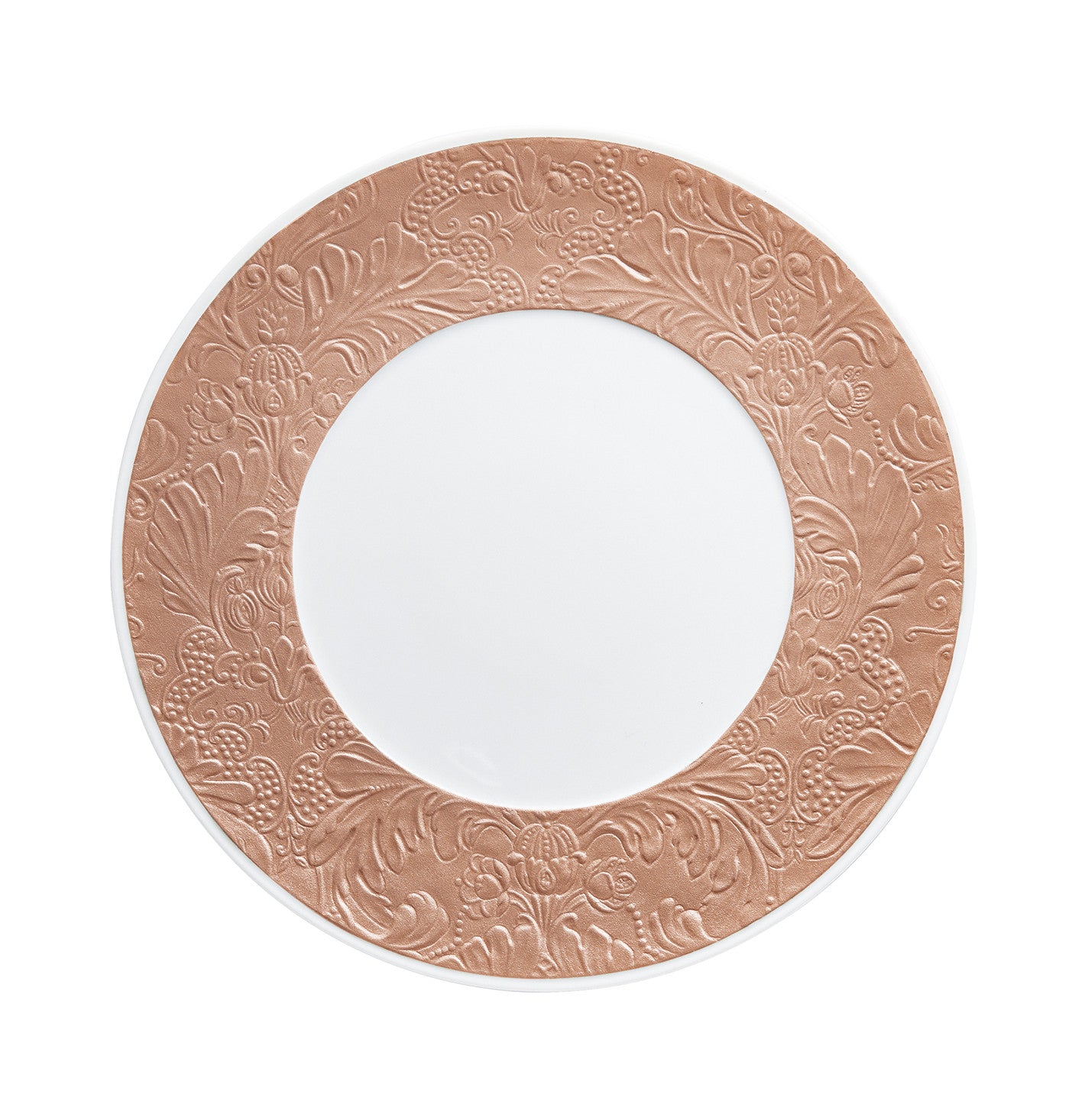 Tea saucer extra 17.5 cm rose gold | Italian Renaissance