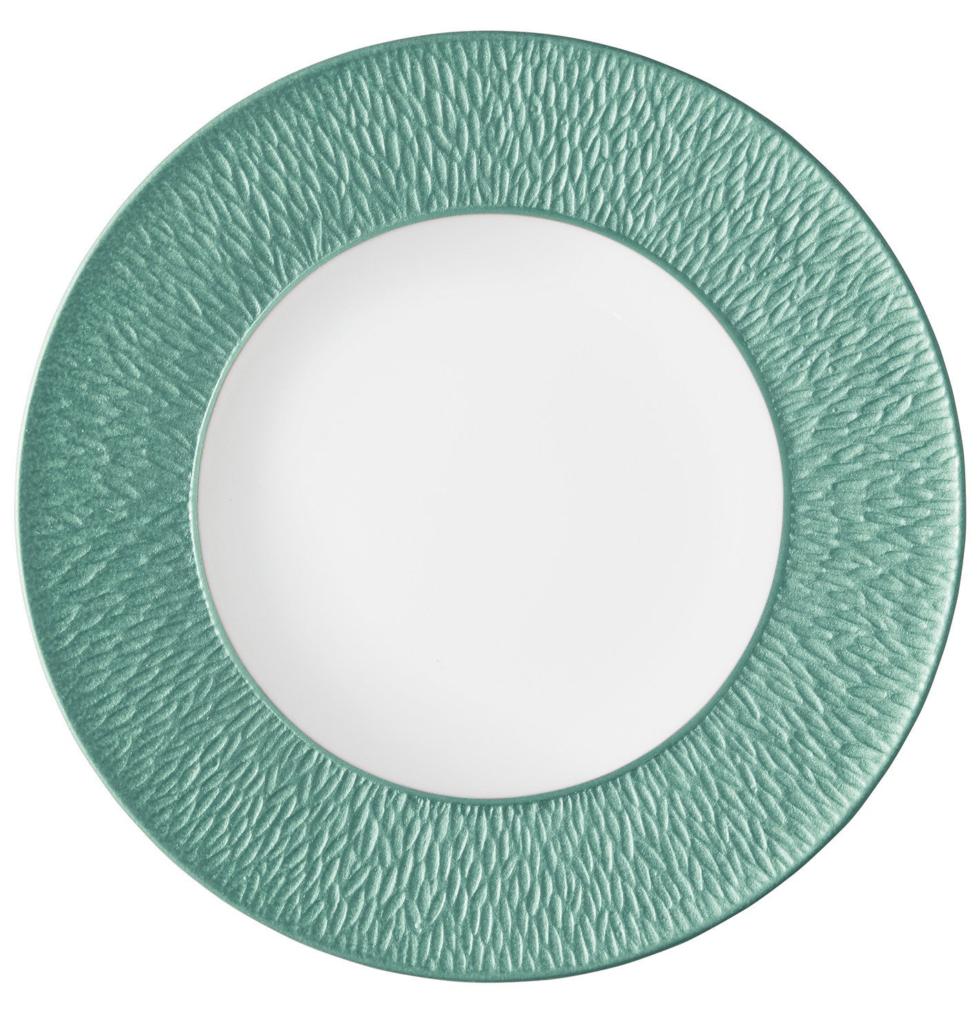 Oval platter 36 cm turquoise | Minéral Irisé