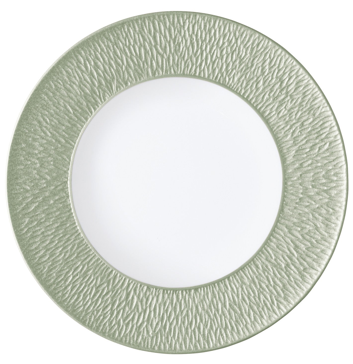 Oval platter 30 cm green | Minéral Irisé
